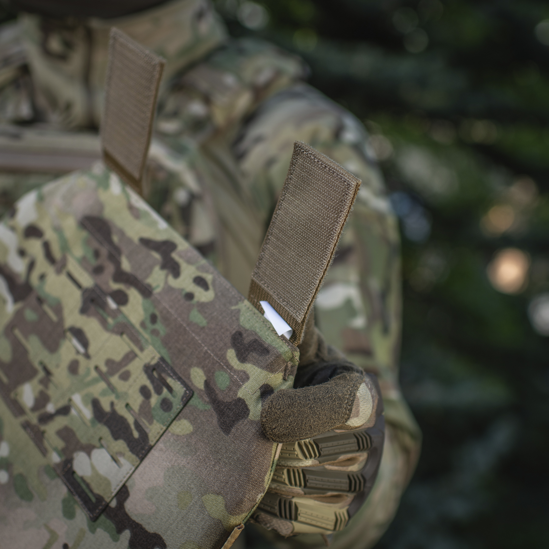 M-Tac фартук противоосколочный с баллистическим пакетом 2 класс (FMS) Laser Cut XL Multicam — 23