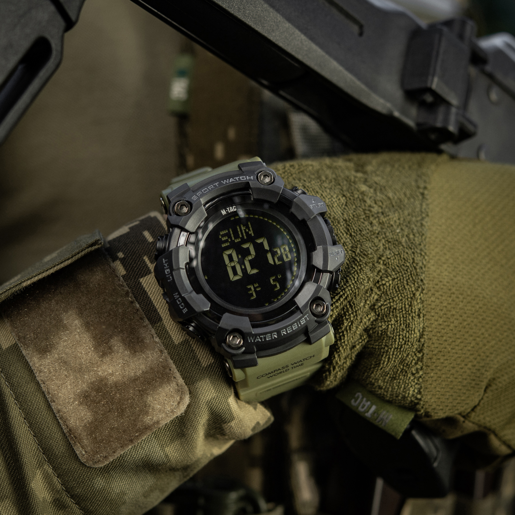 M-Tac часы тактические 2037 Army Green — 14