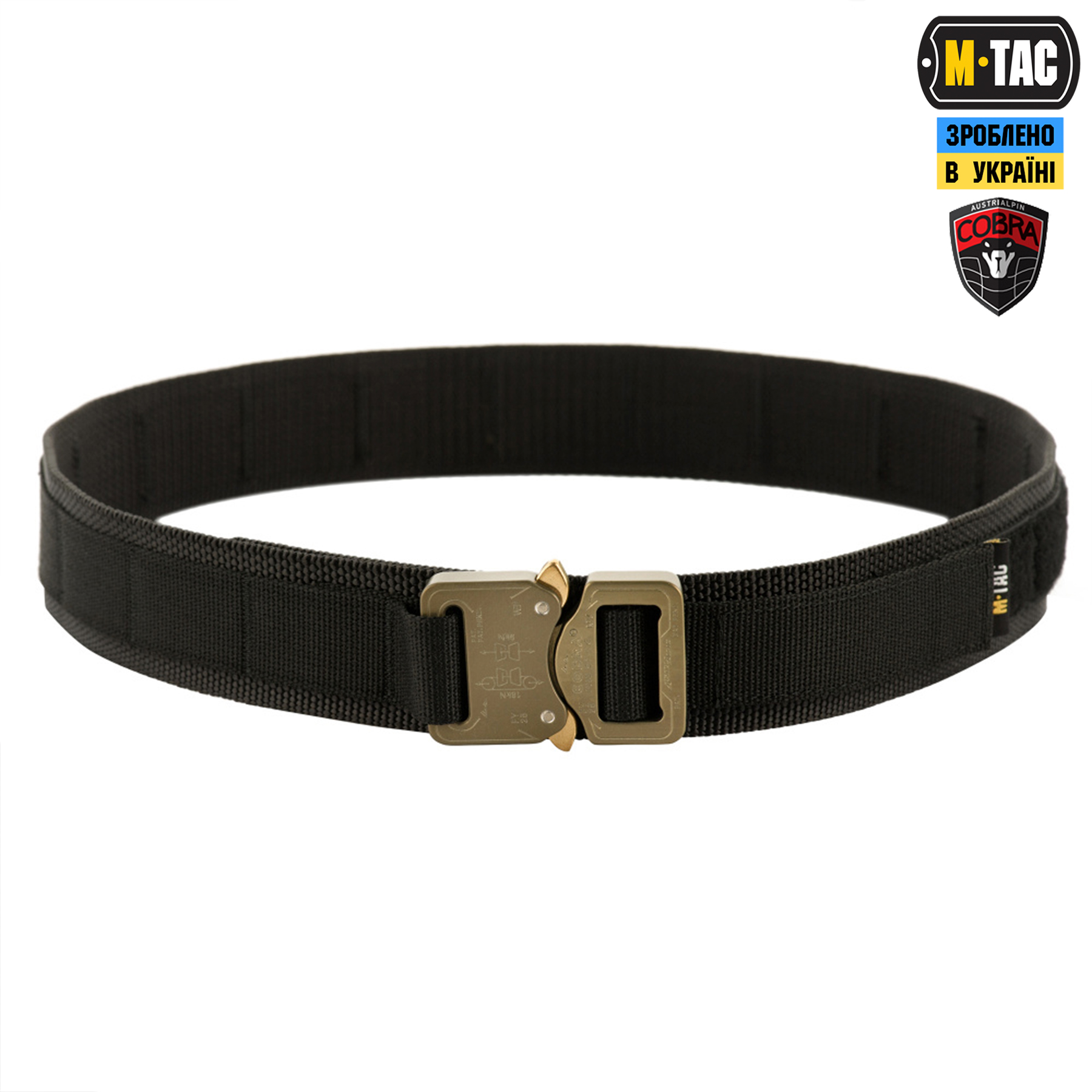 M-Tac ремень Cobra Buckle Belt Black — 2