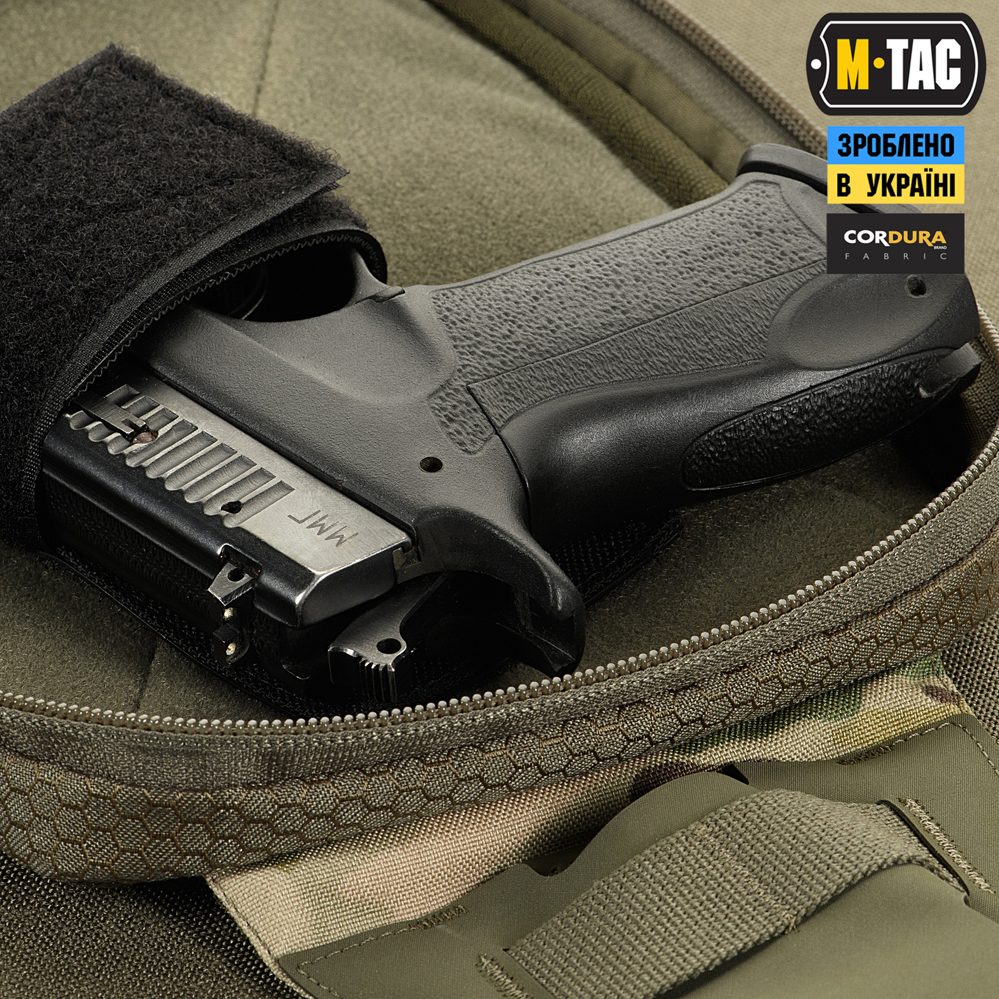 M-Tac сумка Sling Pistol Bag Elite Hex Multicam/Ranger Green — 5