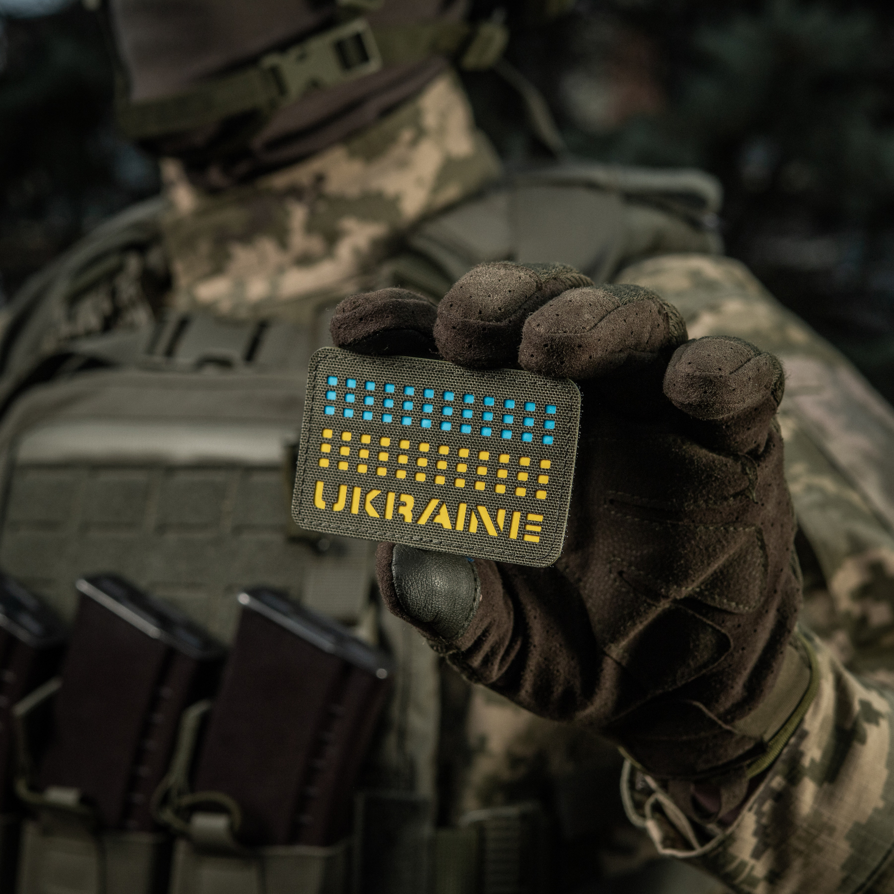 M-Tac нашивка Ukraine Laser Cut Ranger Green/Yellow/Blue/GID — 11