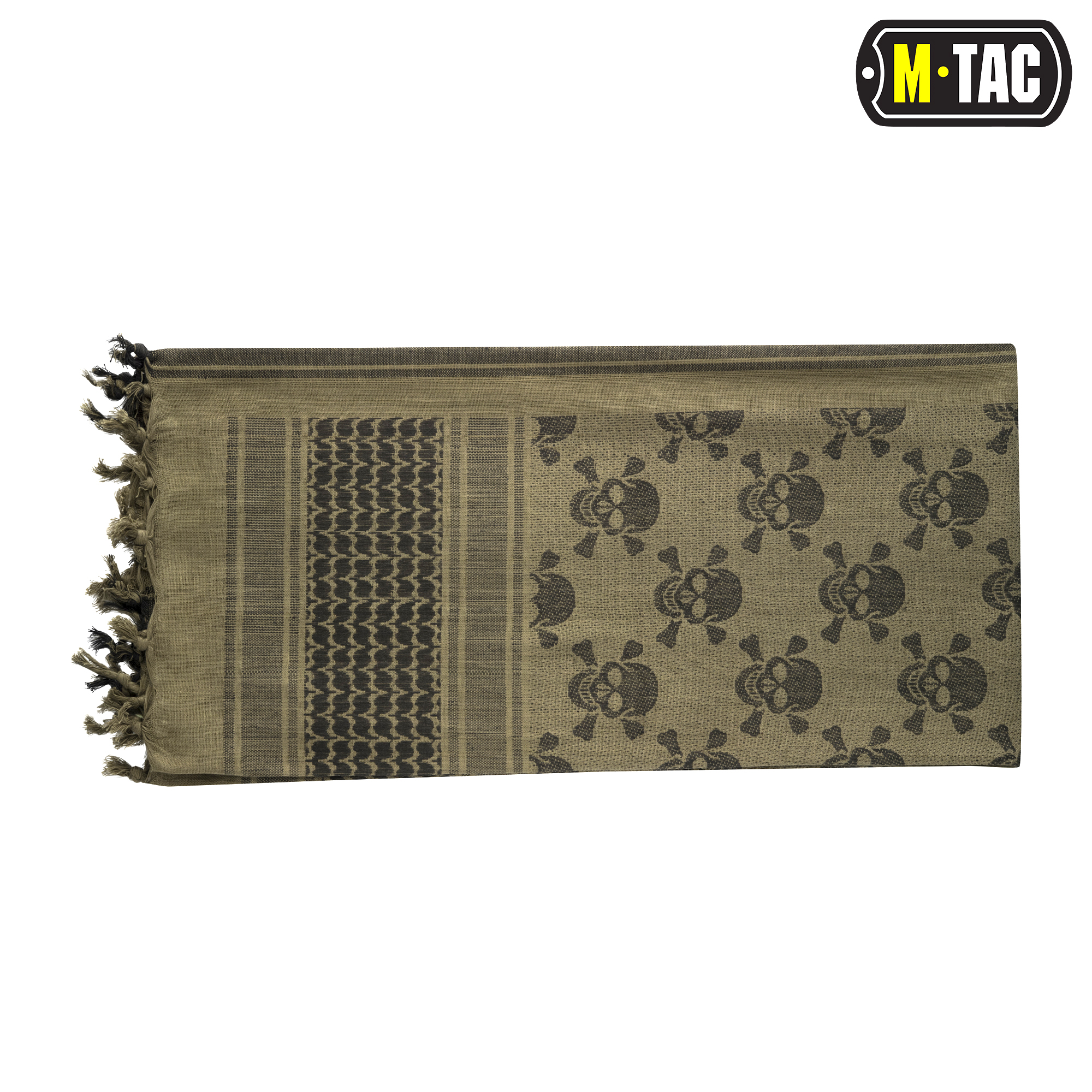 M-Tac шарф шемаг Pirate Skull Olive/Black — 4