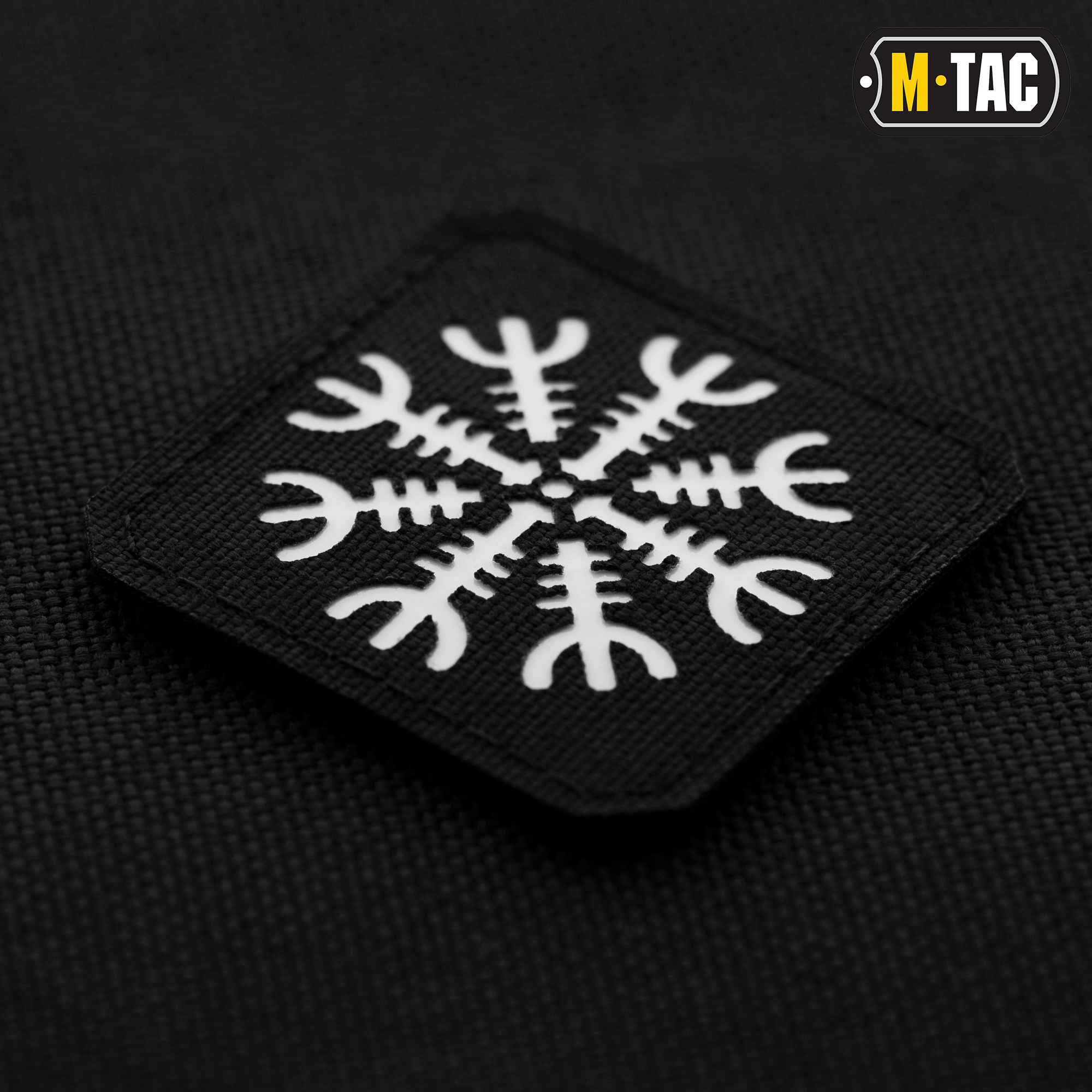 M-Tac нашивка Шлем Ужаса Laser Cut Black/GID — 4