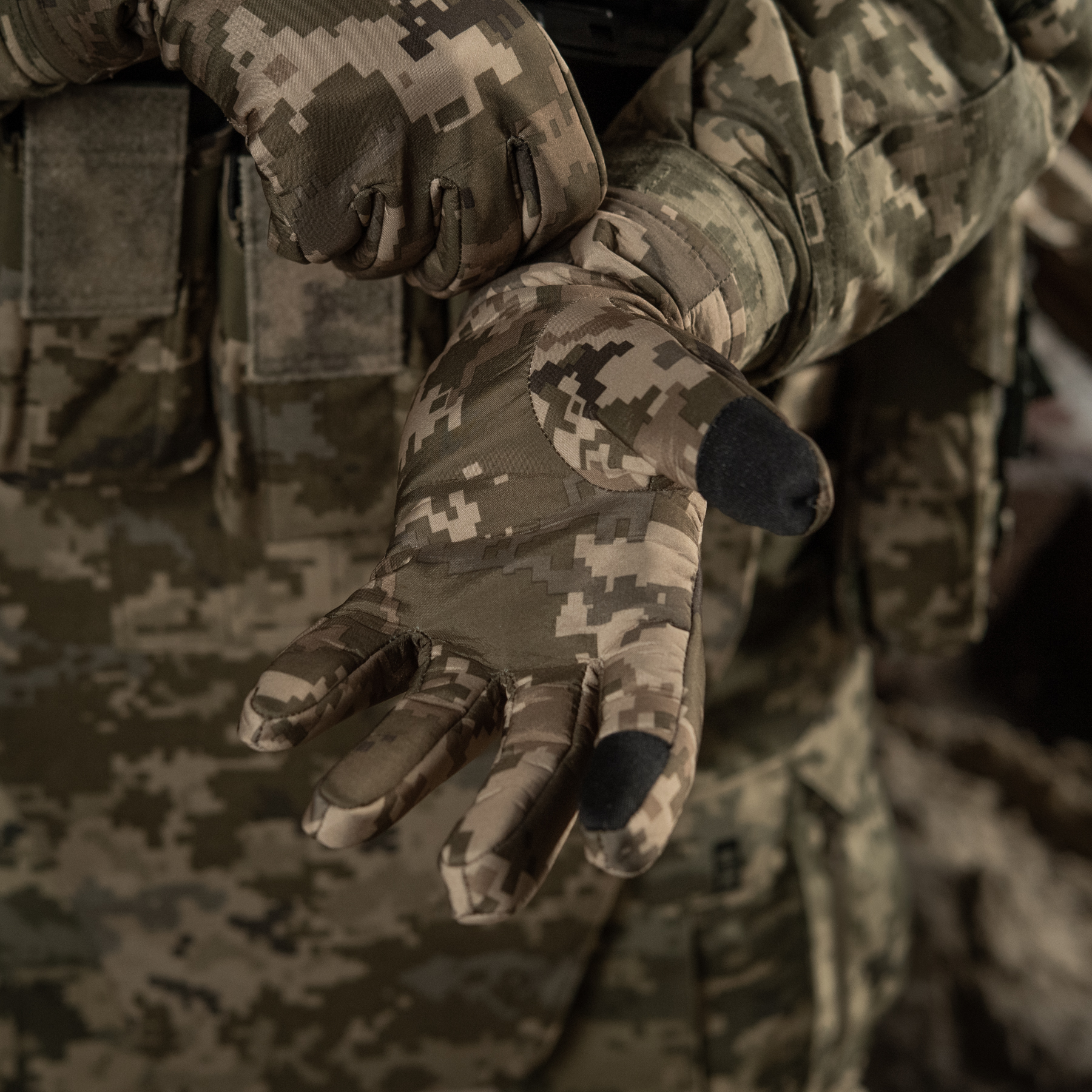 M-Tac перчатки демисезонные Soft Shell ММ14 — 17