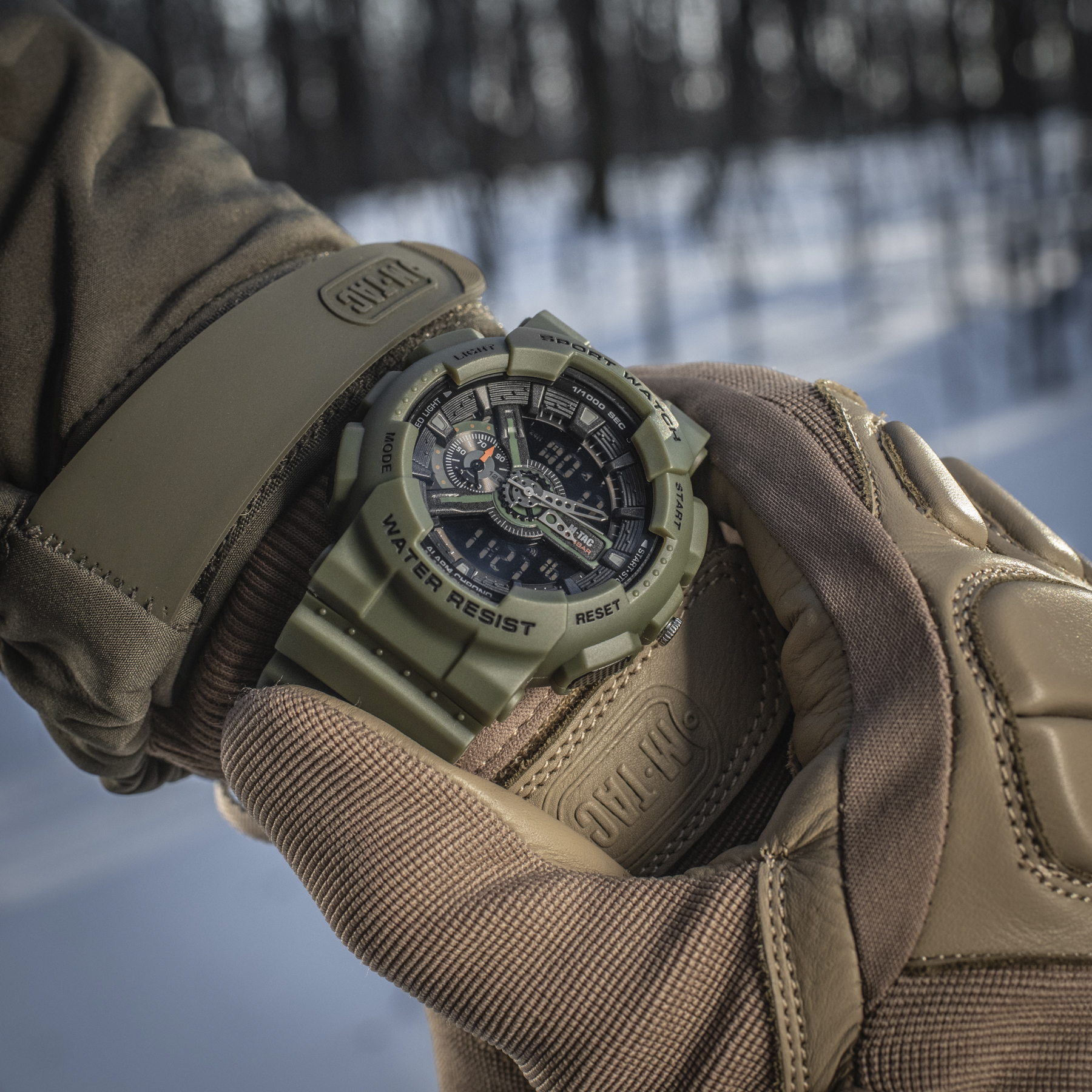 M-Tac часы Sport Olive — 9