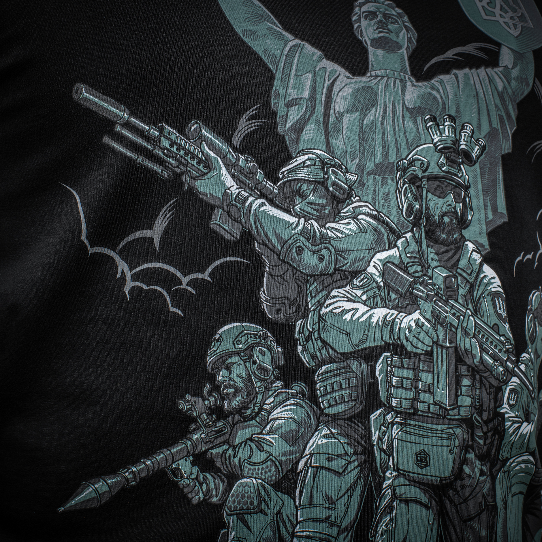 M-Tac кофта Hoodie Freedom Black — 18