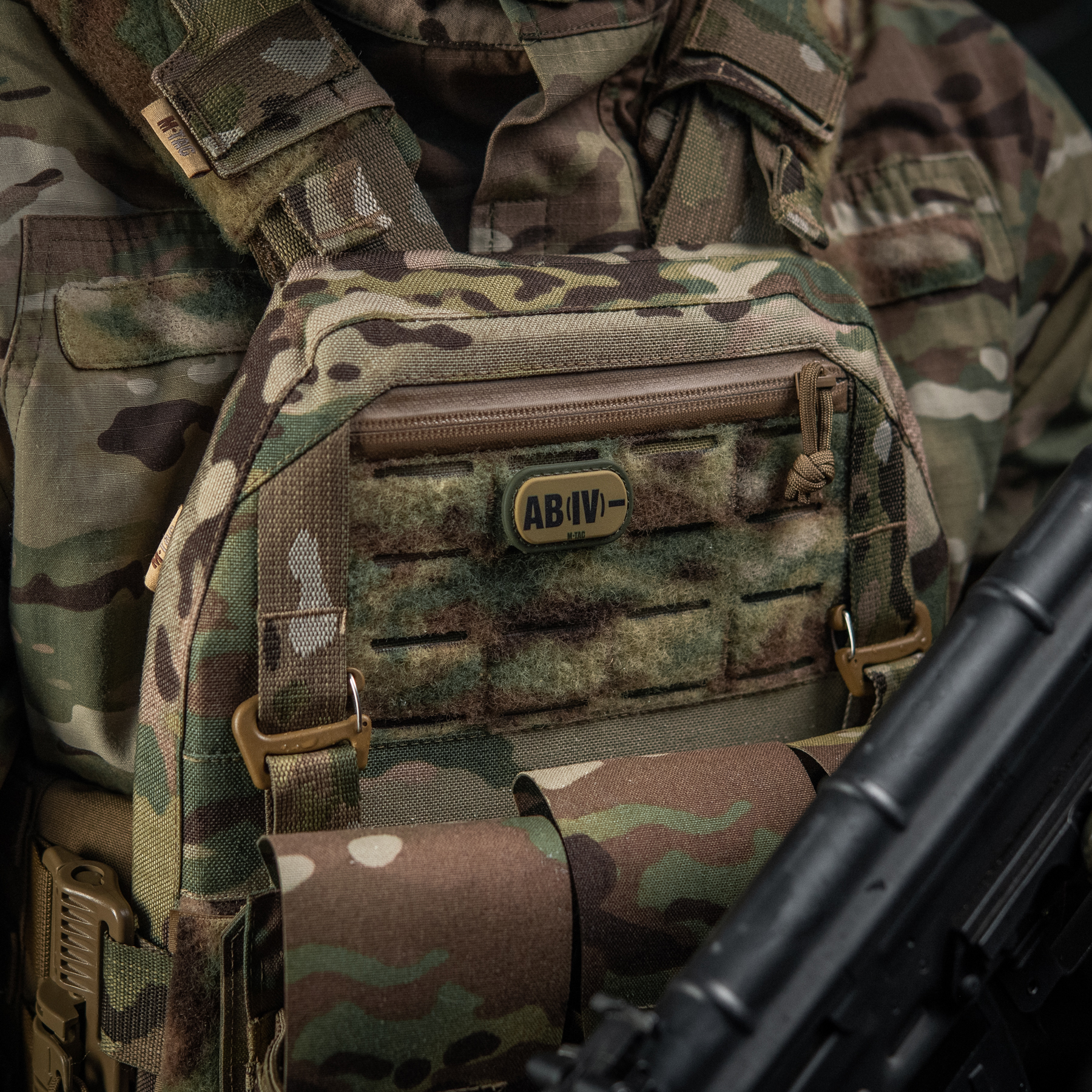 M-Tac MOLLE Patch группа крови AB (IV) - PVC Ranger Green — 8