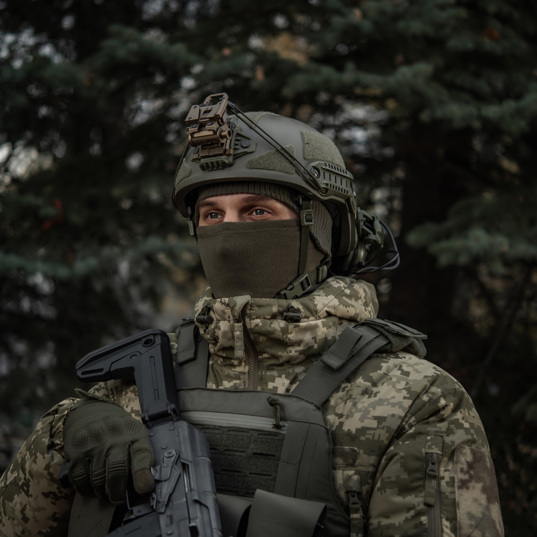 M-Tac шапка-подшлемник Gen.II флис рип-стоп Dark Olive — 17
