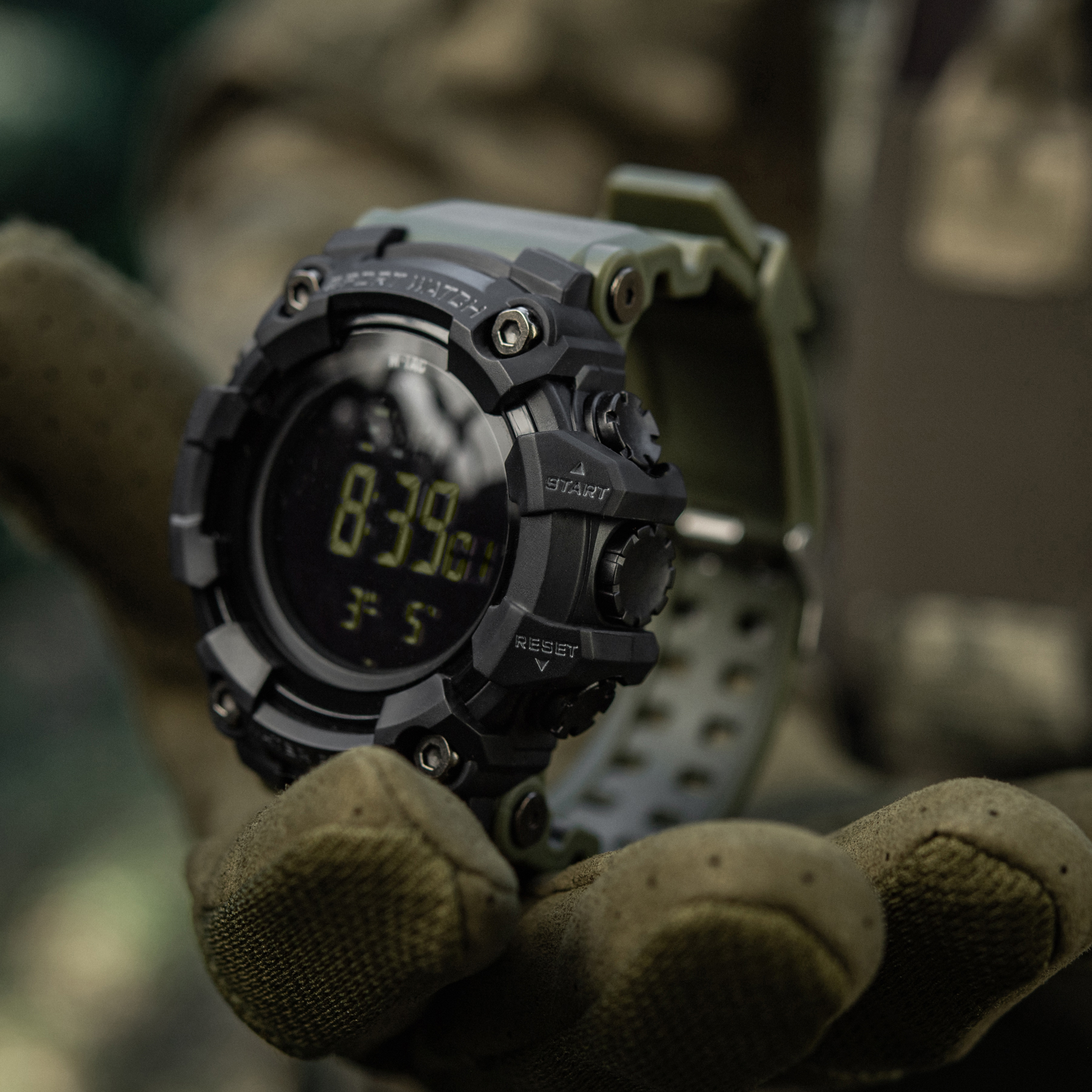 M-Tac часы тактические 2037 Army Green — 22