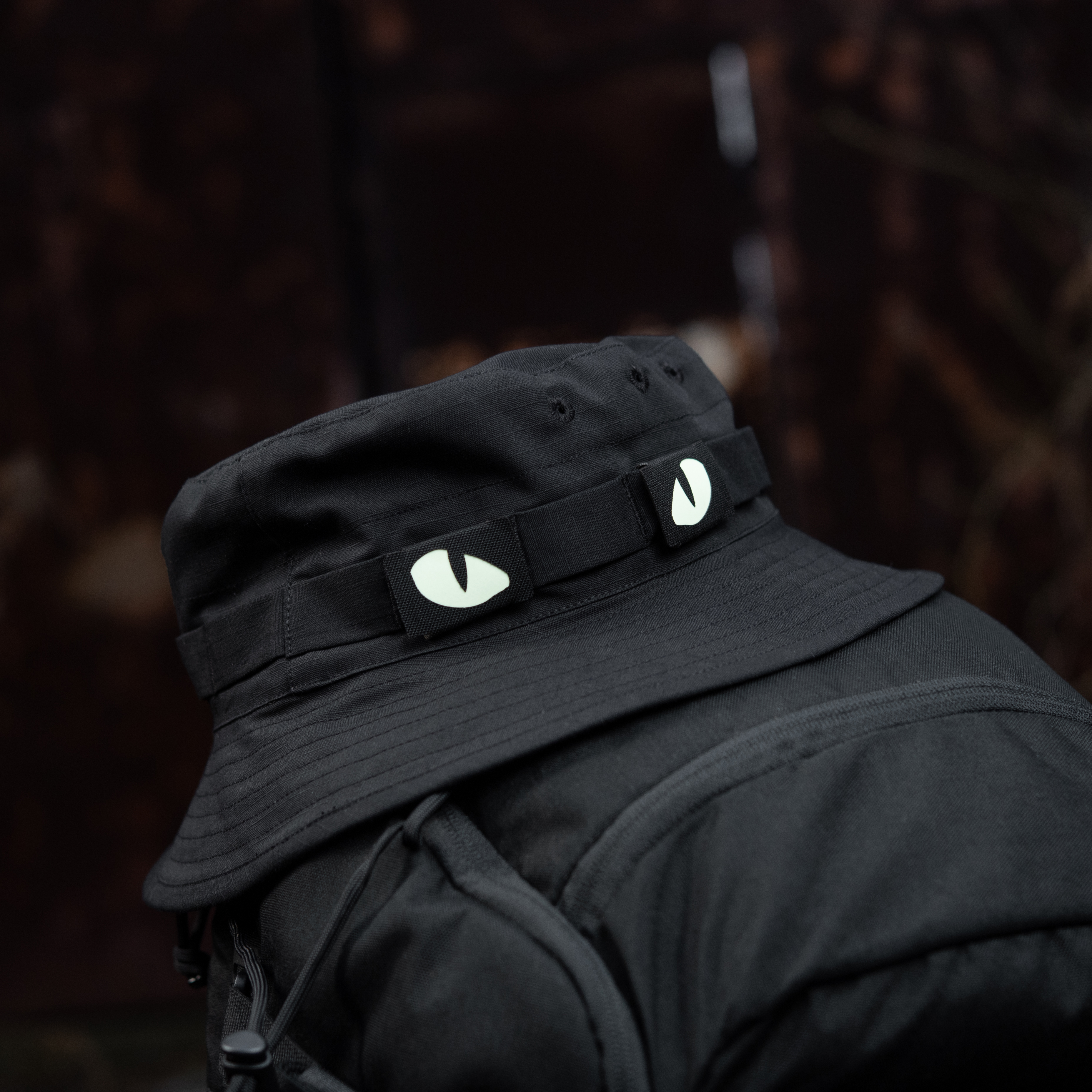 M-Tac нашивка Tiger Eyes Laser Cut (пара) Black — 13