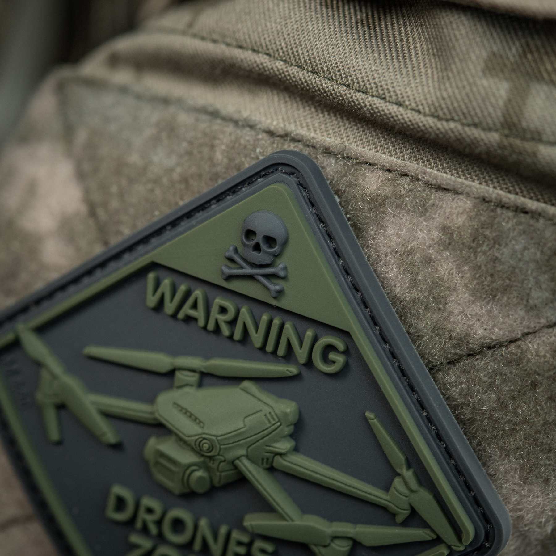 M-Tac нашивка Drones Zone PVC Olive — 11