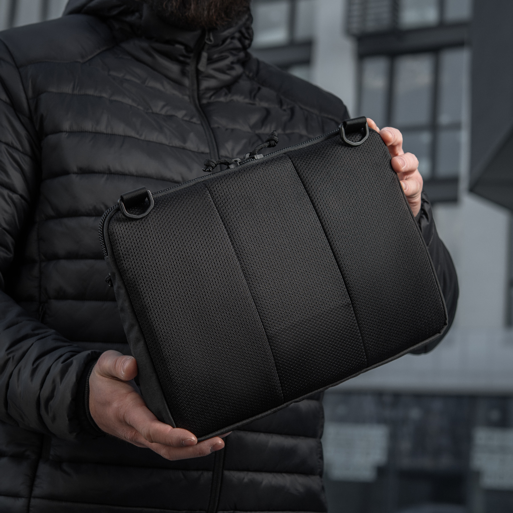M-Tac сумка Admin Bag Large Elite с липучкой Black — 28