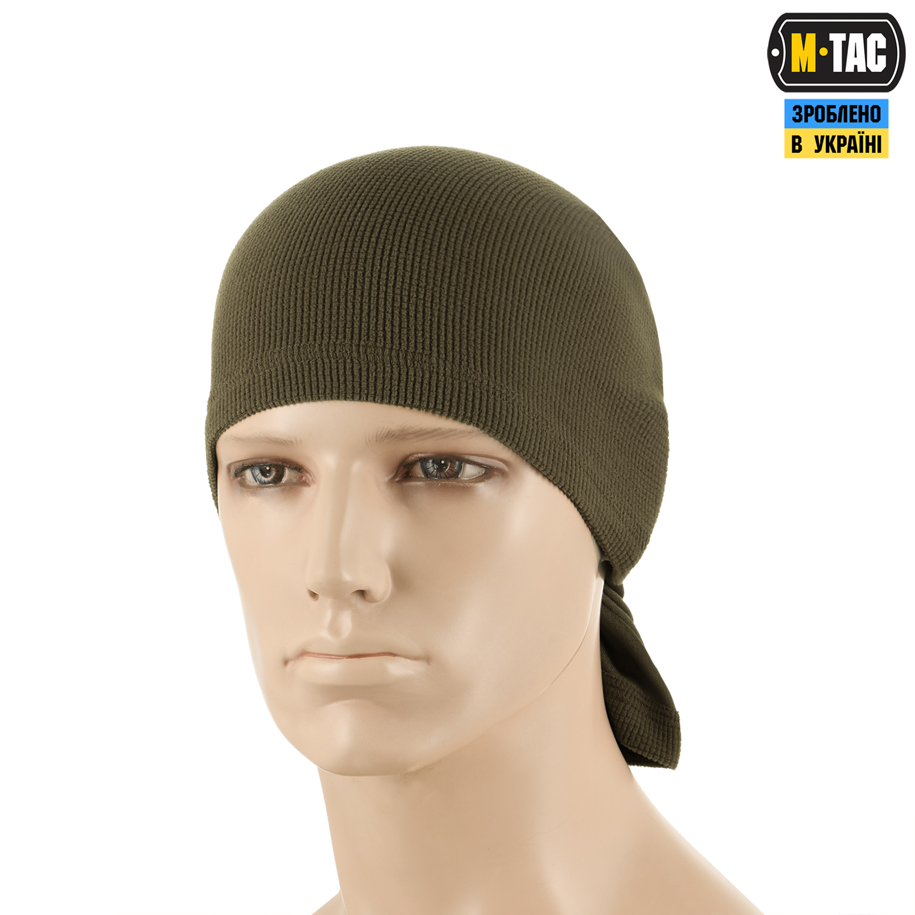 M-Tac шарф-труба длинный микрофлис рип-стоп Dark Olive — 6