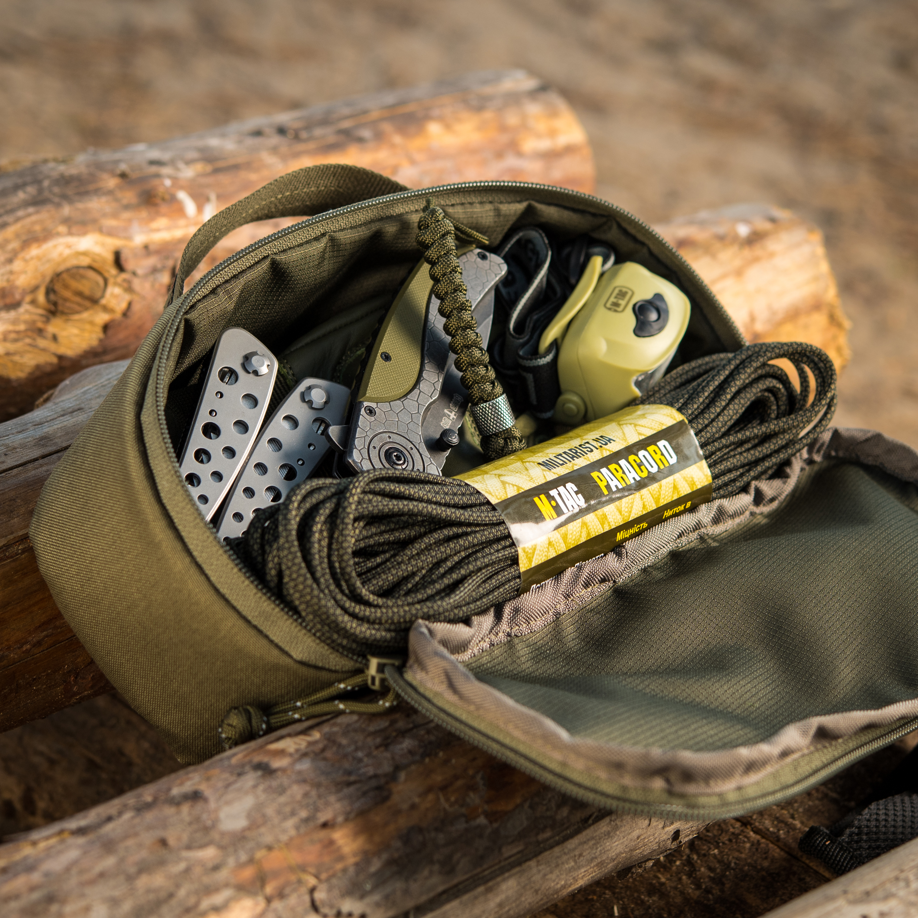 M-Tac органайзер утилитарный Elite Medium (26х11 см) Ranger Green — 10