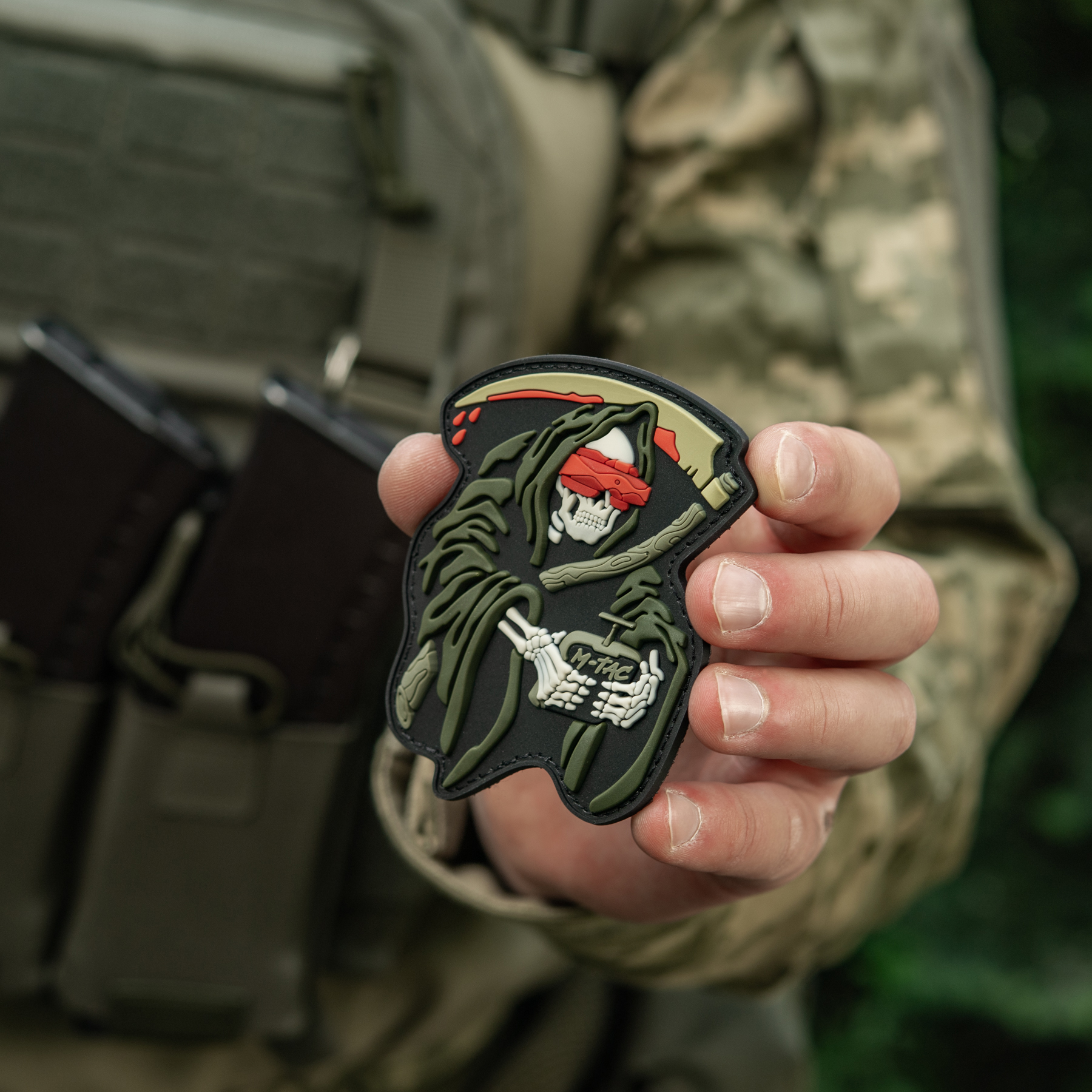 M-Tac нашивка FPV Operator PVC Black/Olive — 11
