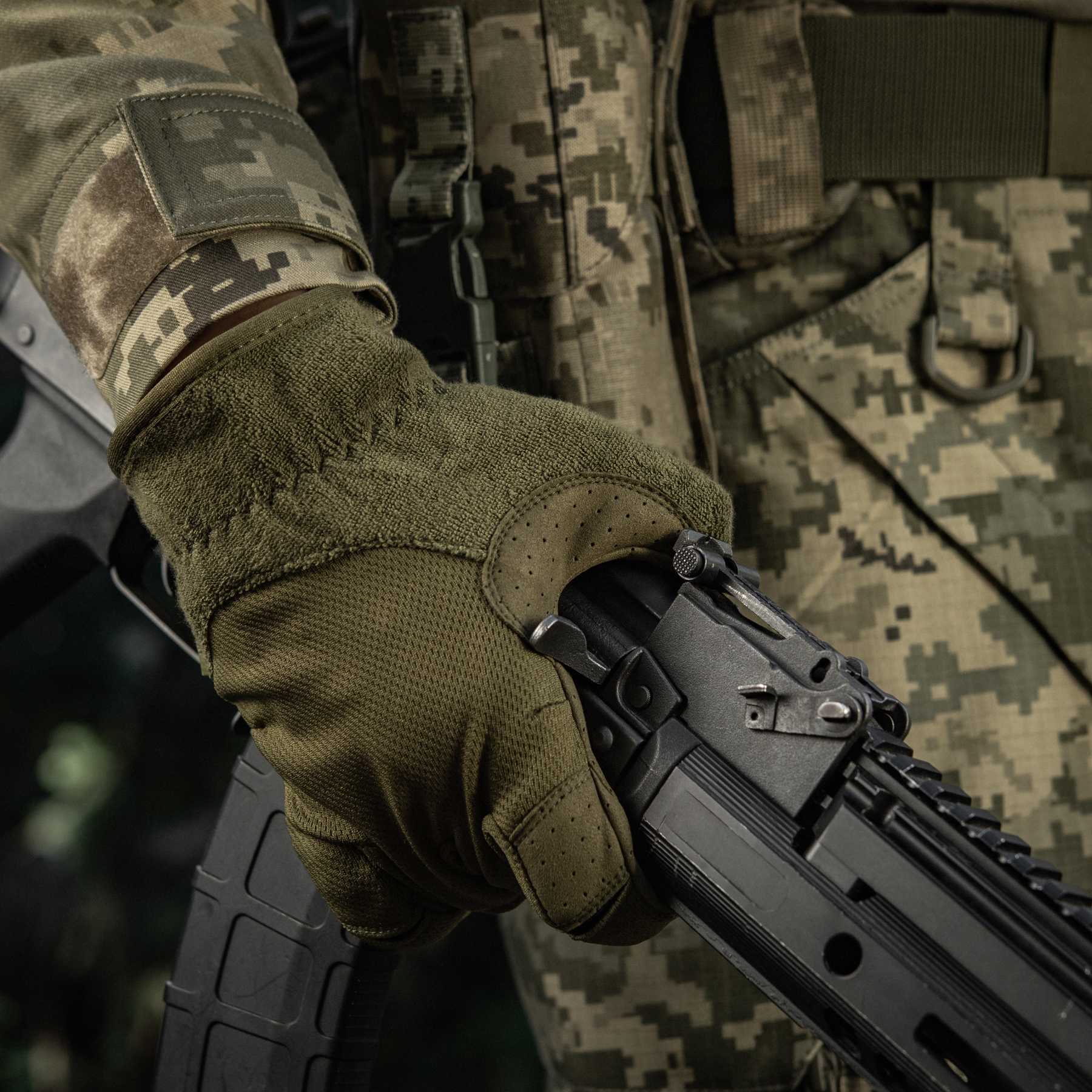 M-Tac перчатки Summer Vent Olive — 21