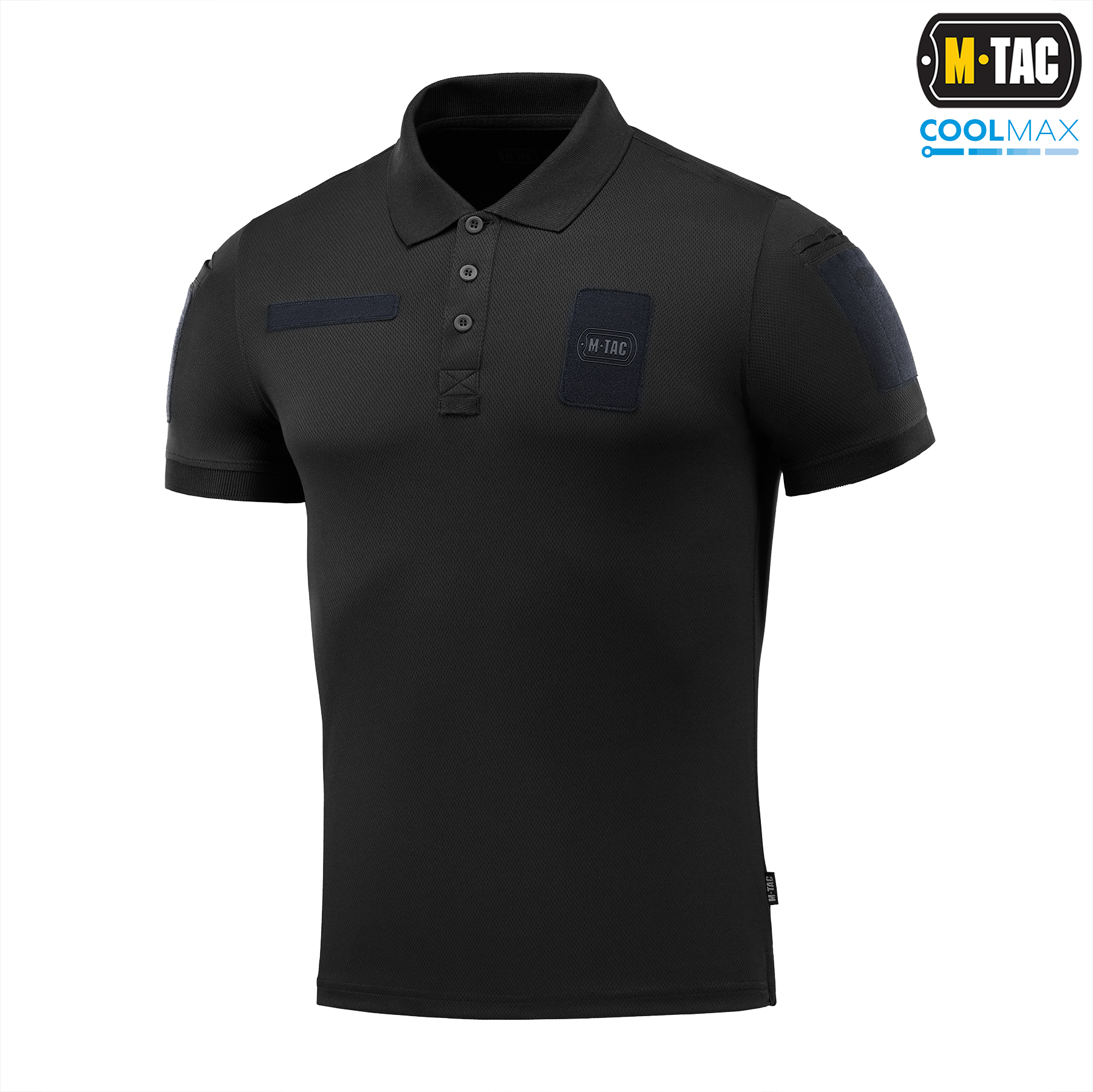M-Tac поло Elite Coolmax Black/Dark Navy Blue — 2