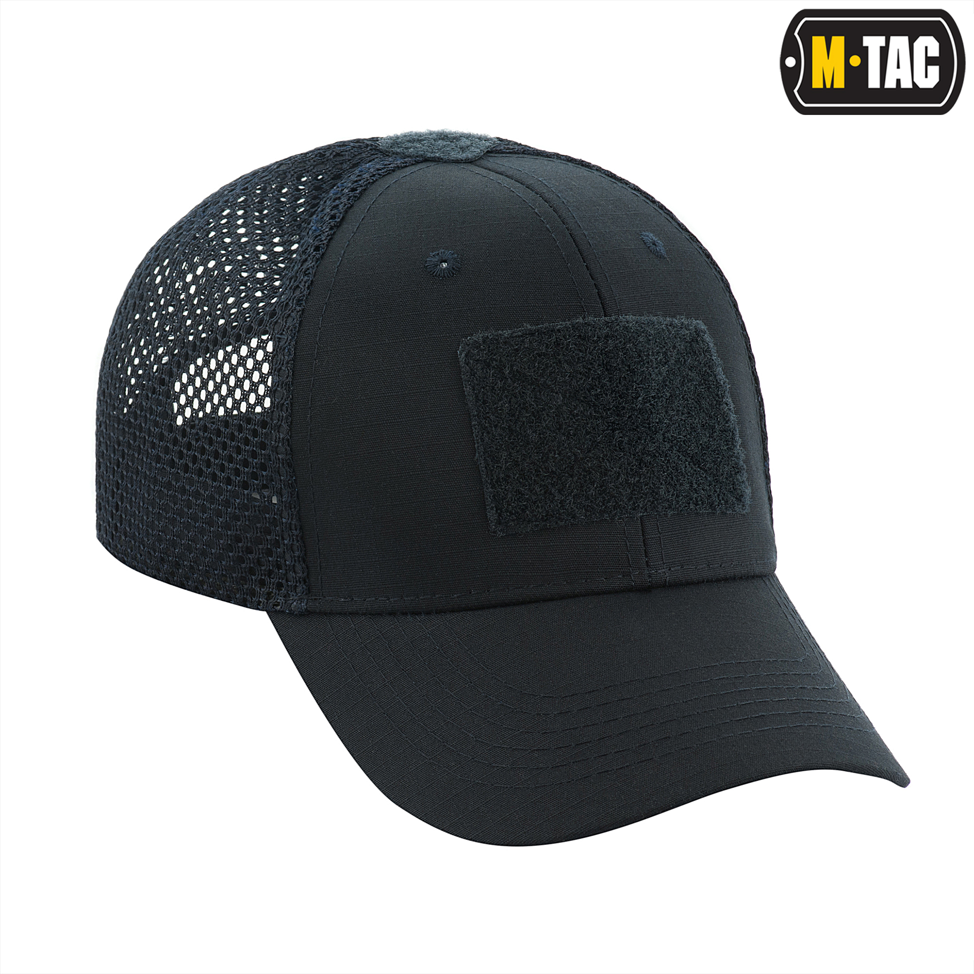 M-Tac бейсболка с липучкой и сеткой Flex рип-стоп Dark Navy Blue — 5