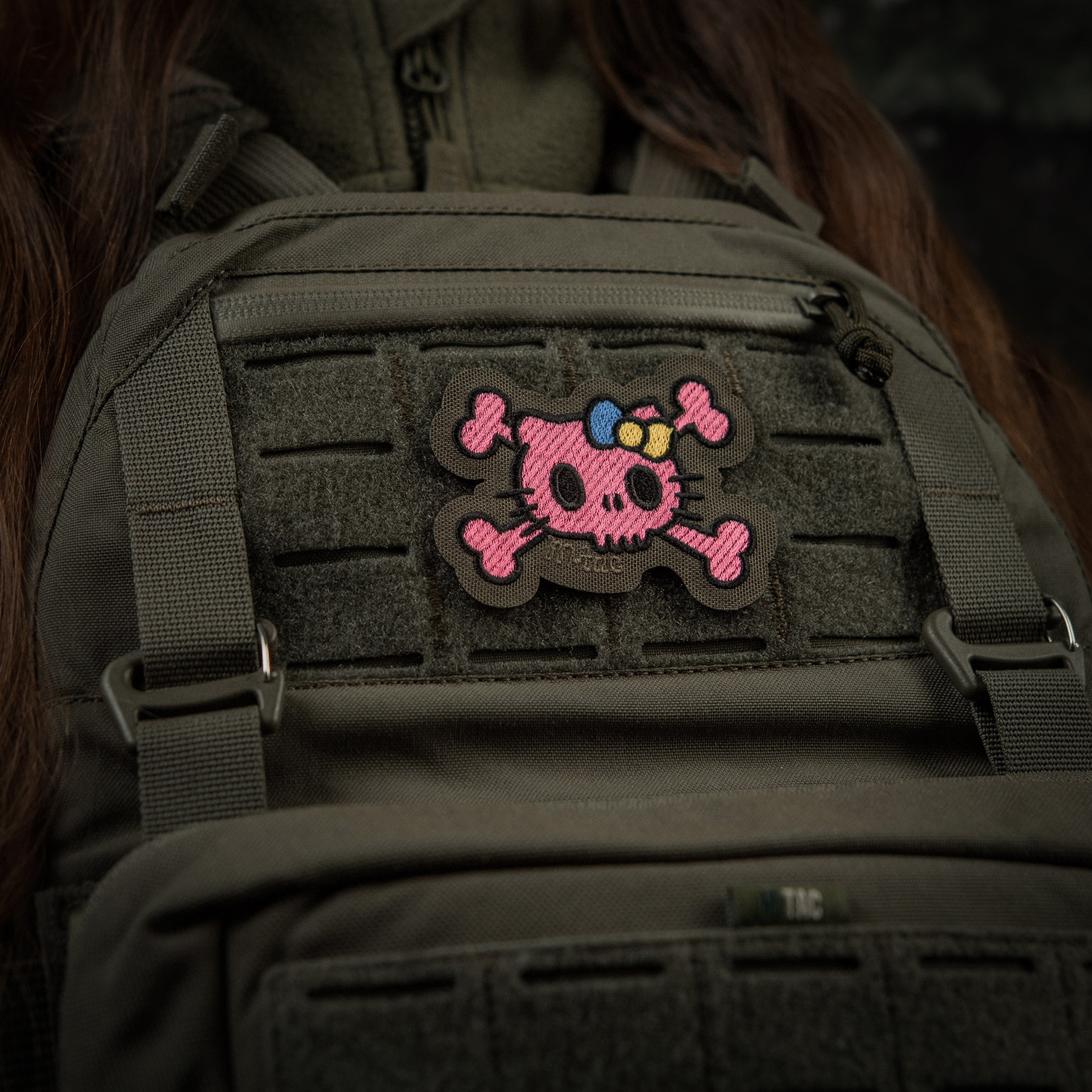 M-Tac нашивка KITTY (вышивка) Pink/Ranger Green — 5
