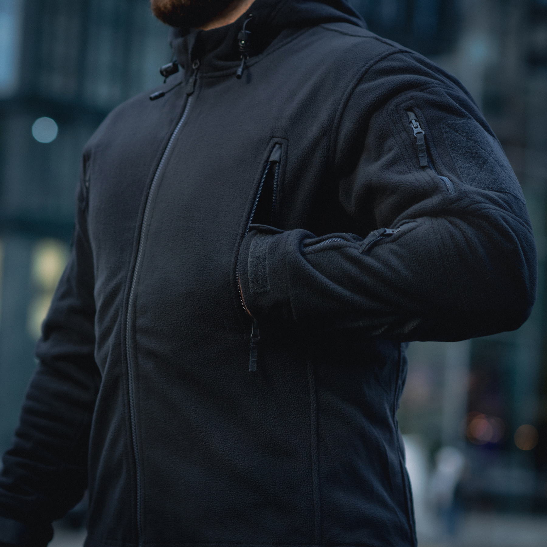 M-Tac куртка флисовая Windblock Division Gen.II Dark Navy Blue — 23