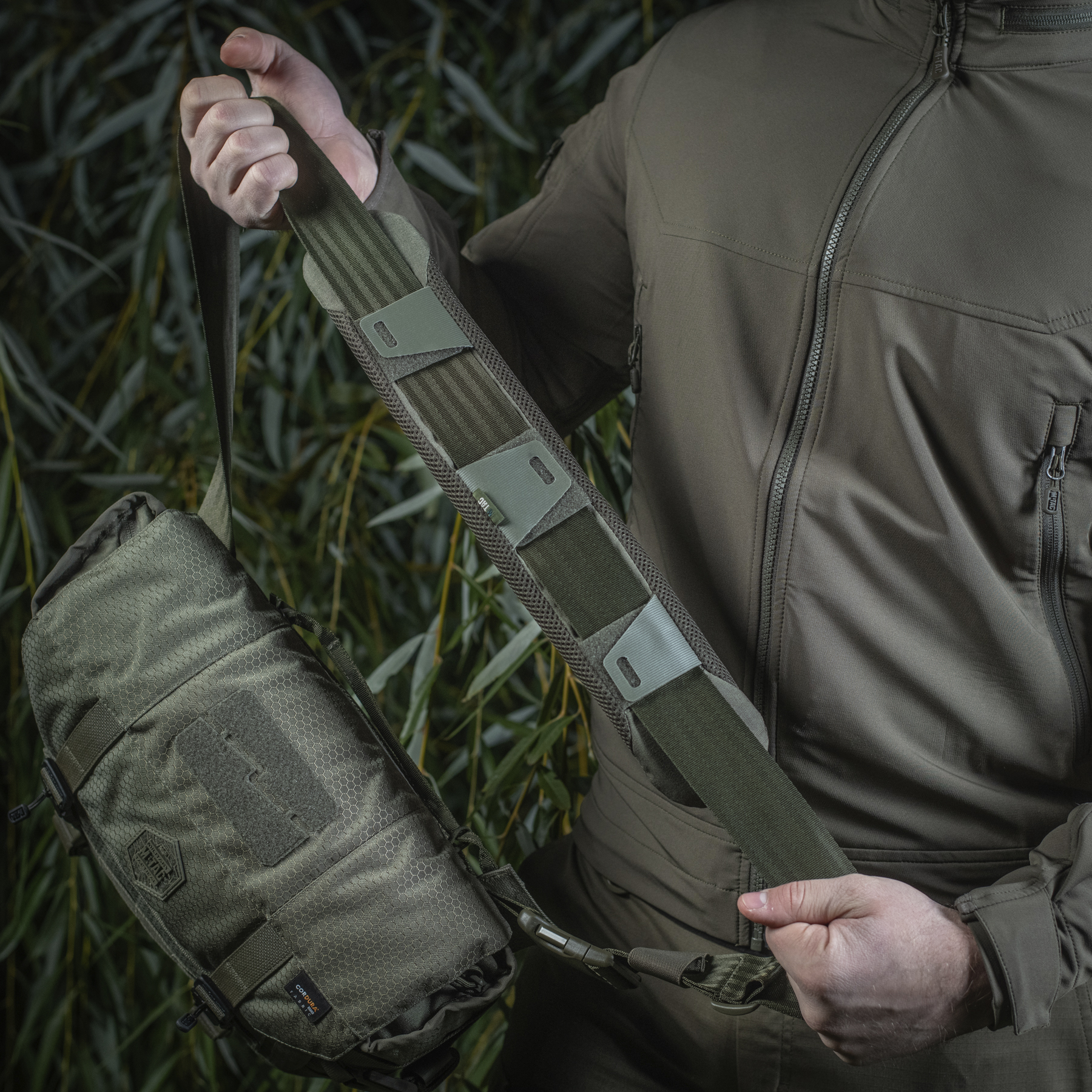 M-Tac демпфер плечевой на лямку 50 мм Elite Ranger Green — 15