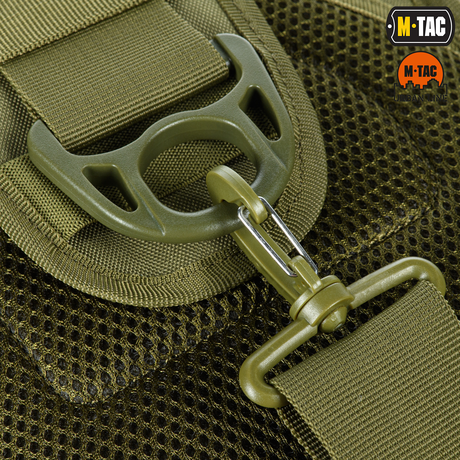 M-Tac сумка Urban Line City Patrol Carabiner Bag Olive — 5