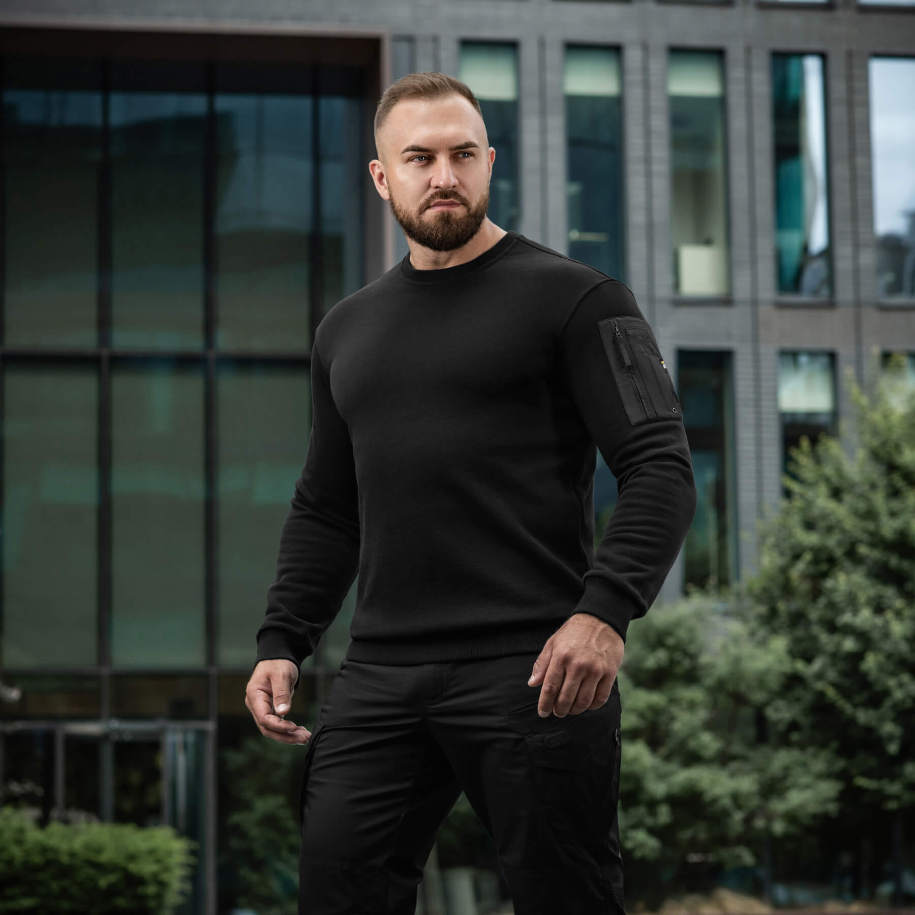 M-Tac свитшот Nylon Pocket Cotton Hard Black — 10