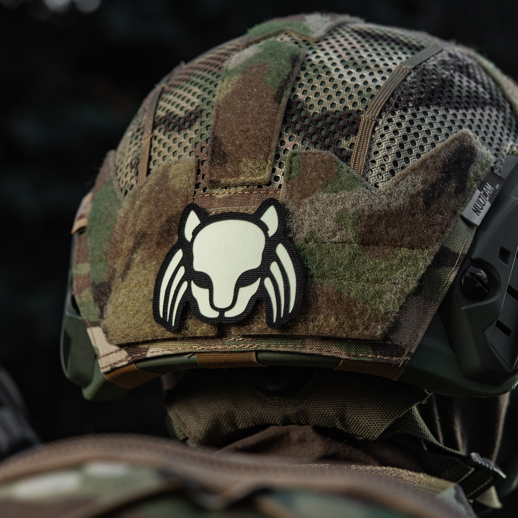 M-Tac нашивка Cat Predator Black/GID — 8
