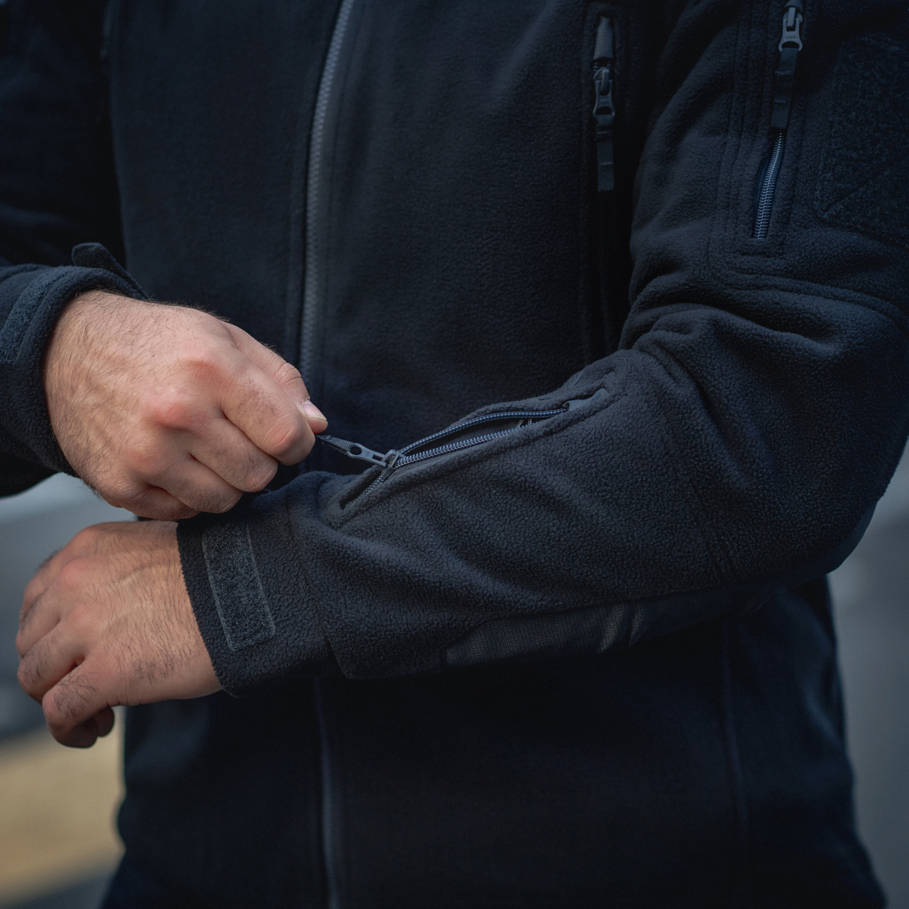 M-Tac куртка флисовая Windblock Division Gen.II Dark Navy Blue — 28