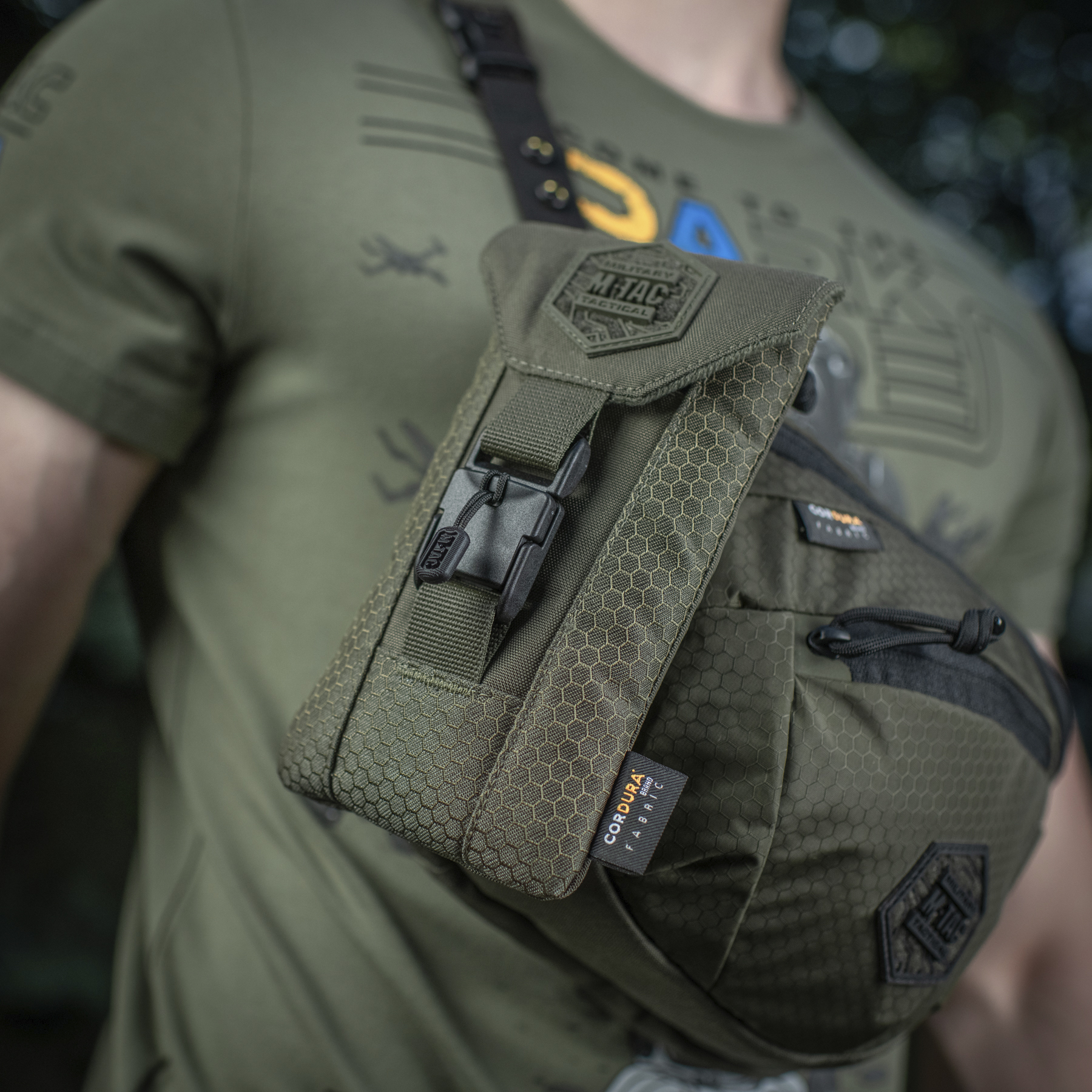 M-Tac подсумок для смартфона Elite Large Hex Ranger Green — 14