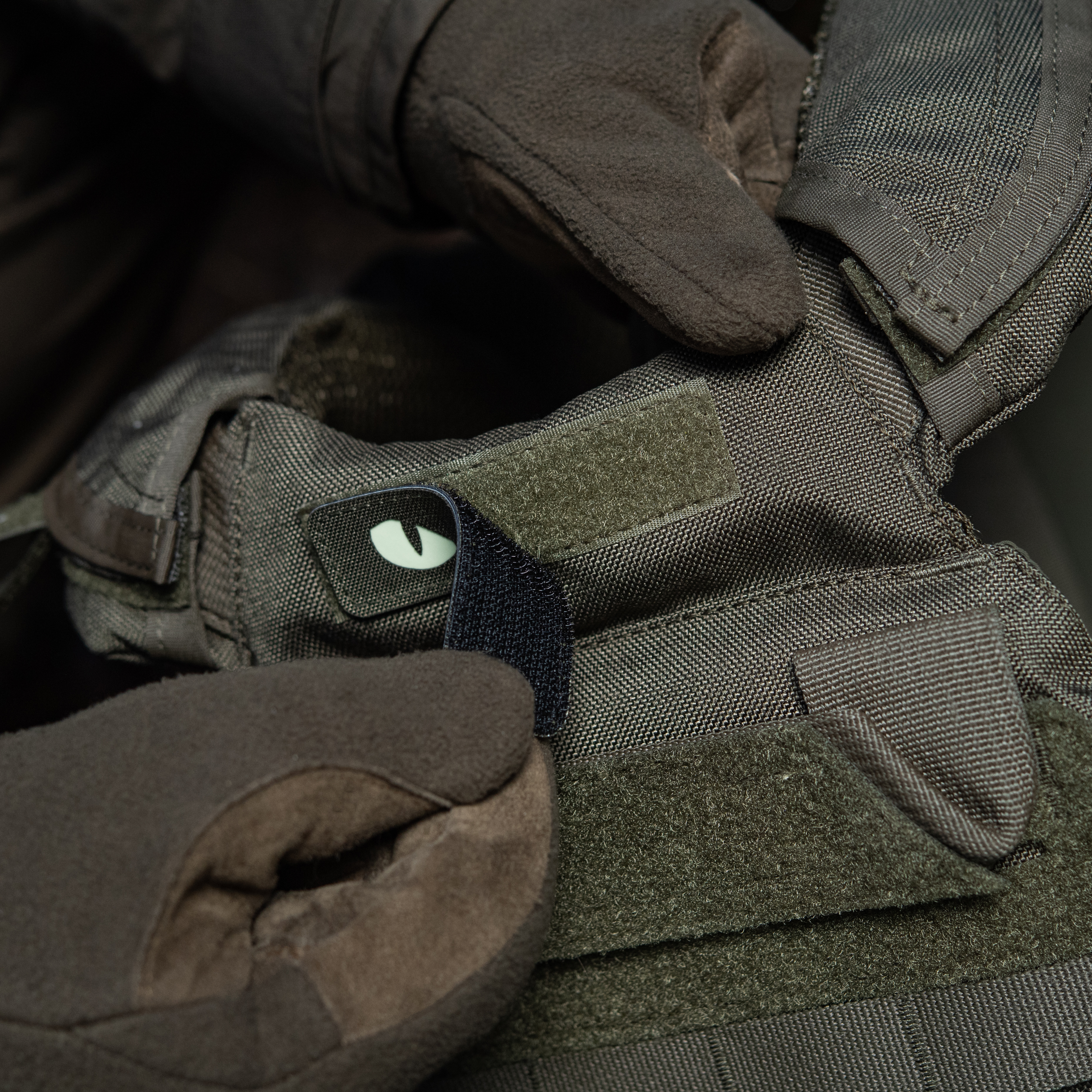 M-Tac нашивка Cat Eyes Laser Cut Ranger Green/GID — 9