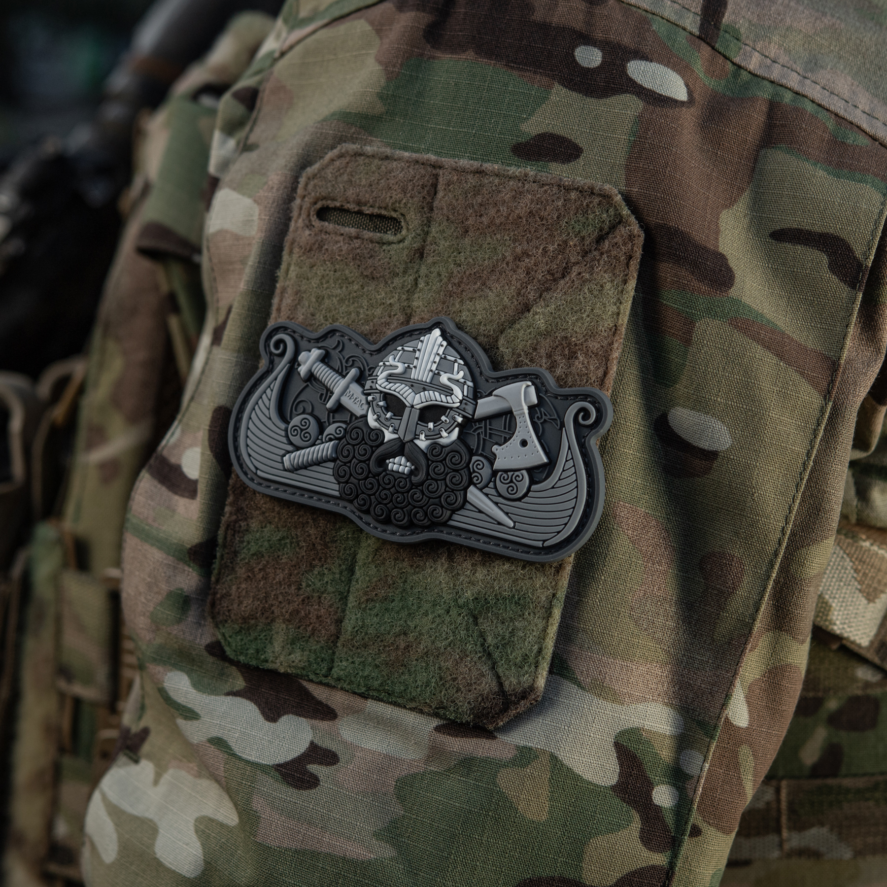 M-Tac нашивка Viking’s Drakkar Black/Grey — 13