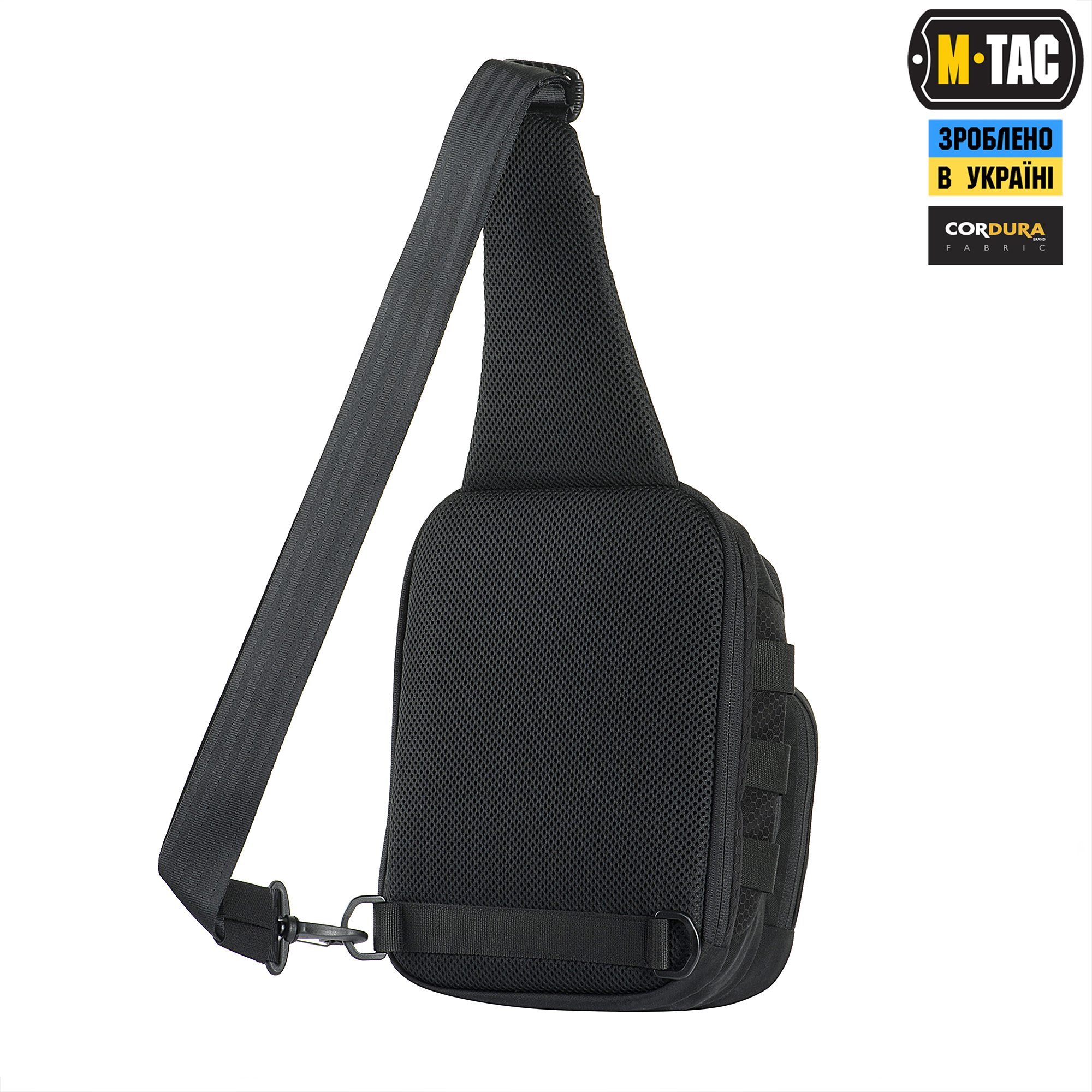M-Tac сумка Cross Bag Slim Elite Hex Black — 3