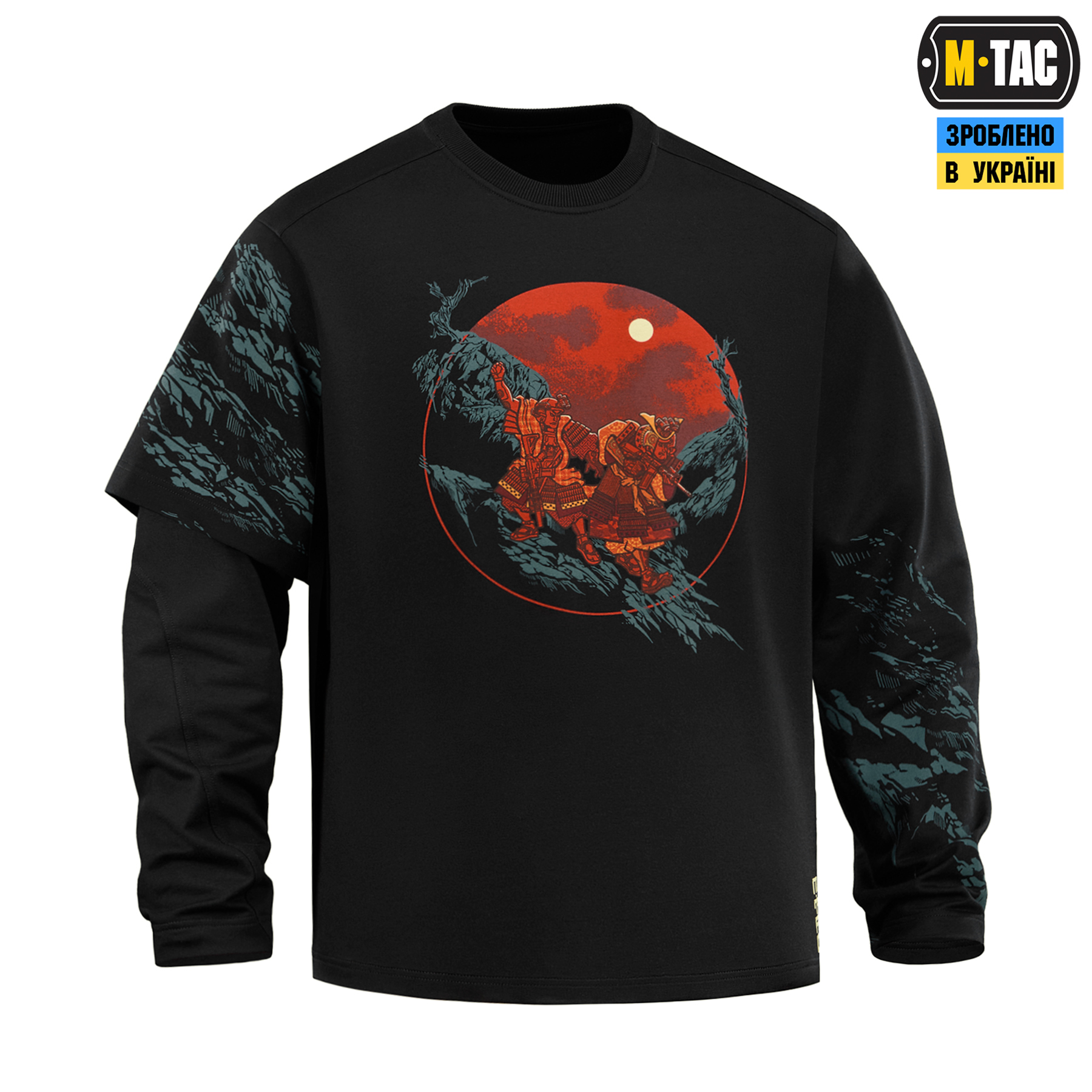 M-Tac свитшот Two Samurai Black — 4