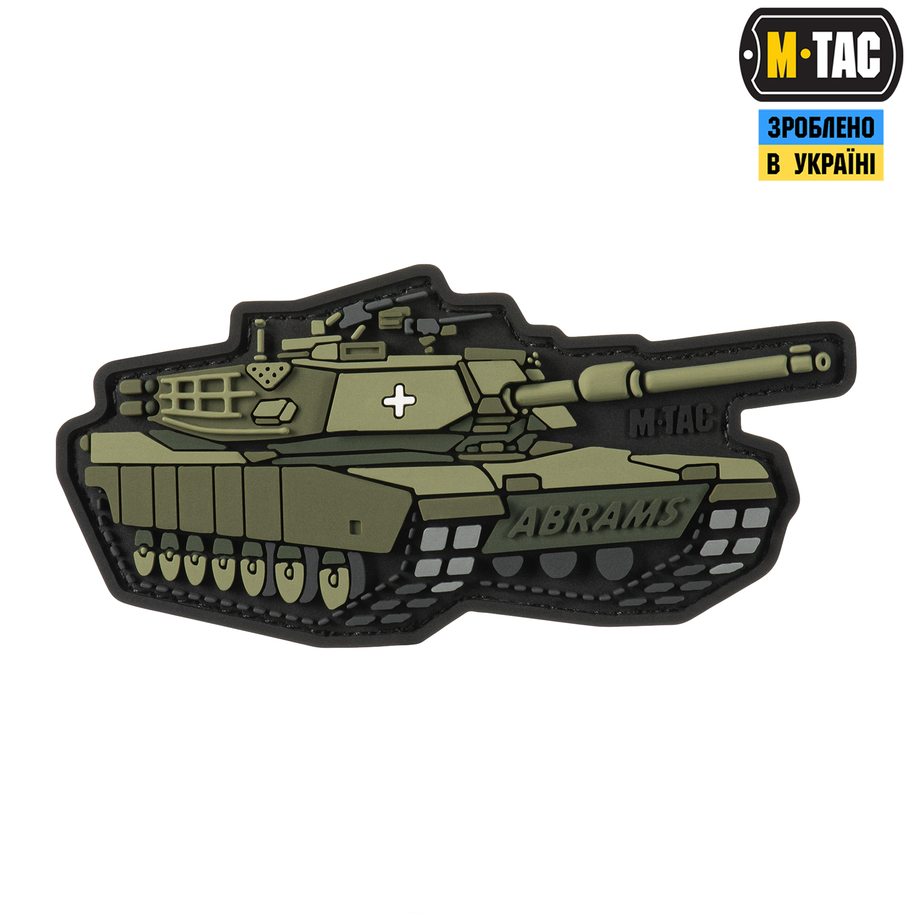 M-Tac нашивка ABRAMS (PVC) olive — 2