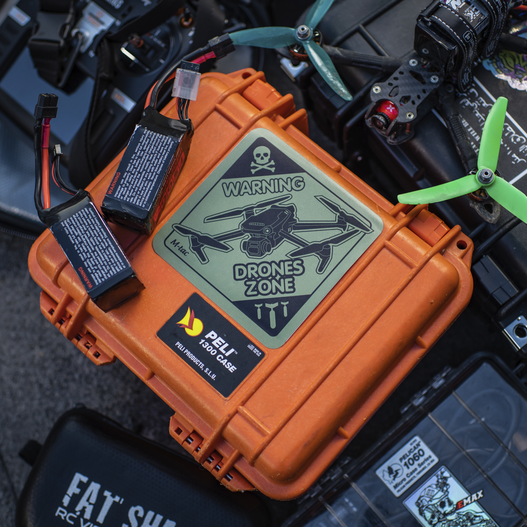 M-Tac наклейка Drones Zone Large Ranger Green — 3