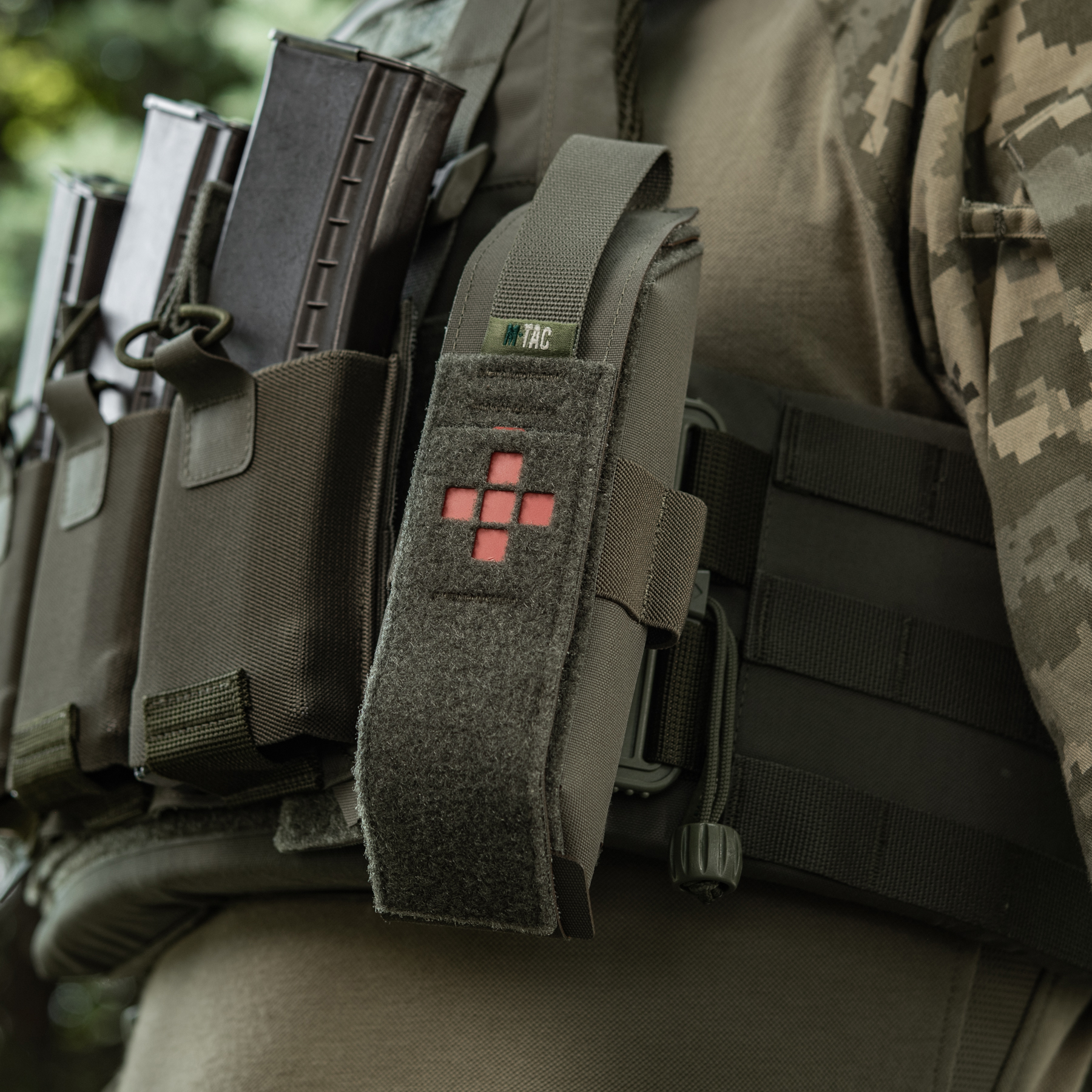 M-Tac подсумок для турникета закрытый FLAP Ranger Green — 21