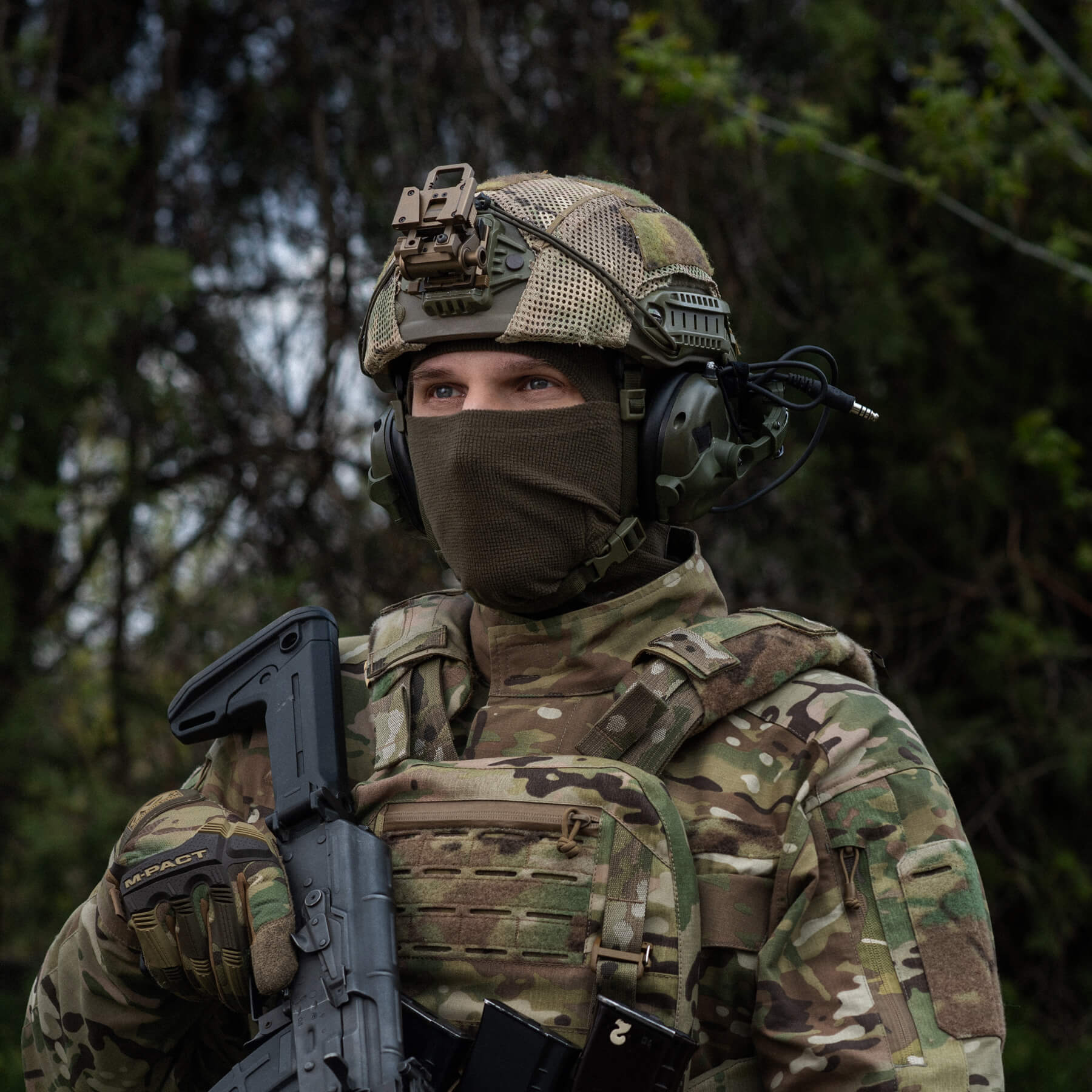 M-Tac балаклава-ниндзя Pro микрофлис рип-стоп Dark Olive — 16