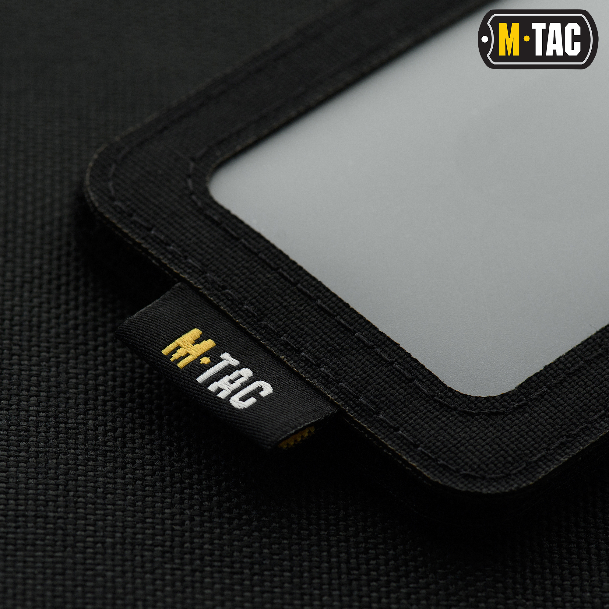 M-Tac бейдж с прозрачной панелью Black — 7