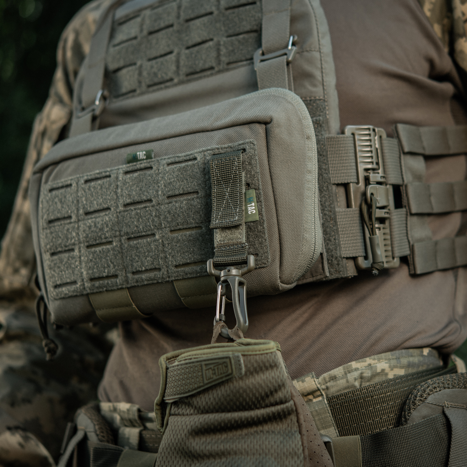 M-Tac крепление с карабином Ranger Green — 10