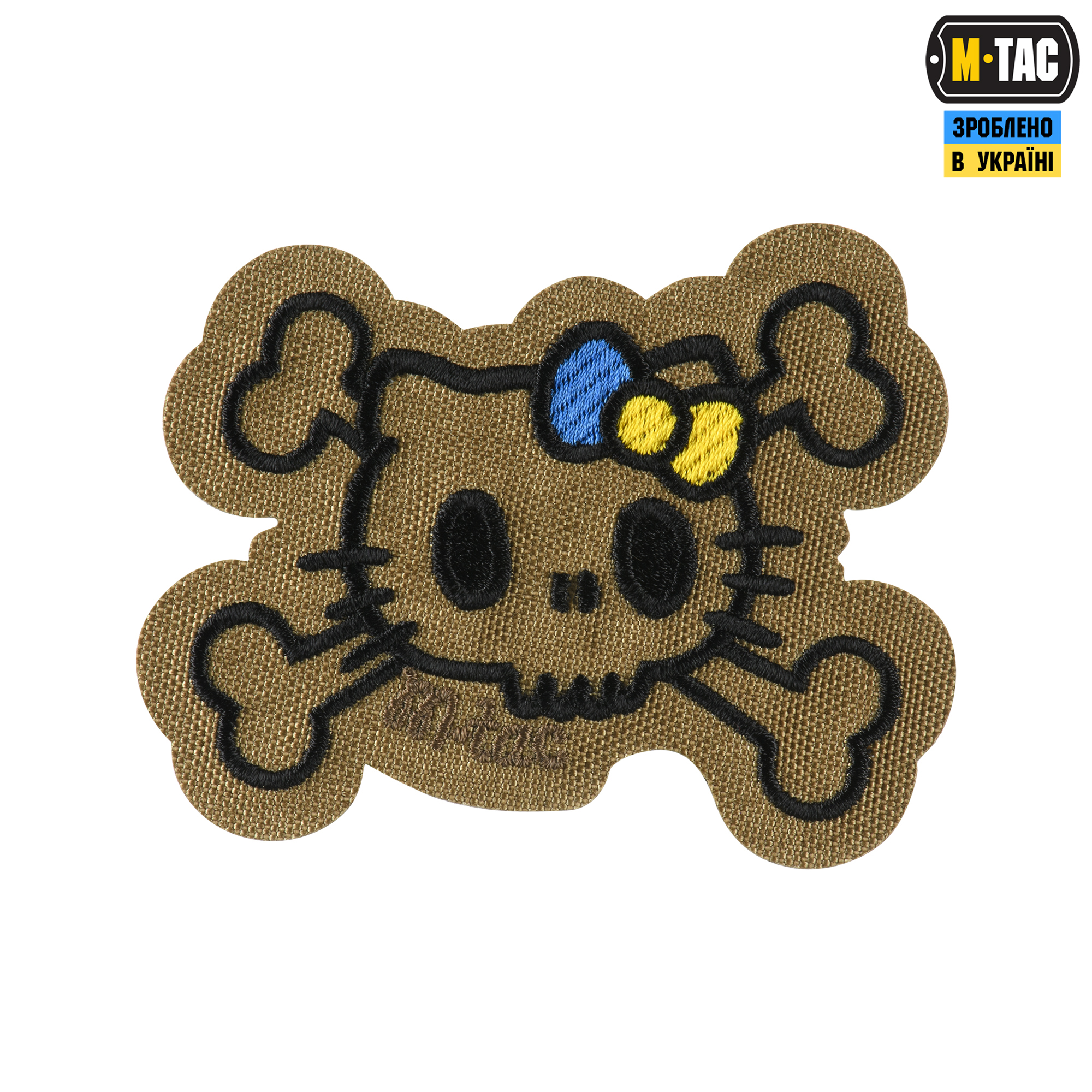 M-Tac нашивка KITTY контур (вышивка) Coyote — 2