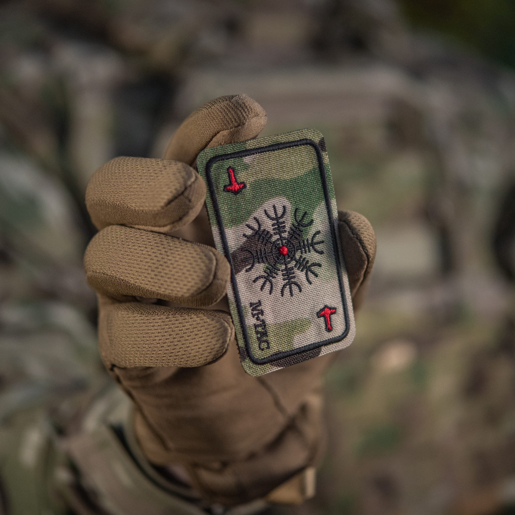 M-Tac нашивка карта Шлем Ужаса (вишивка) Multicam — 9