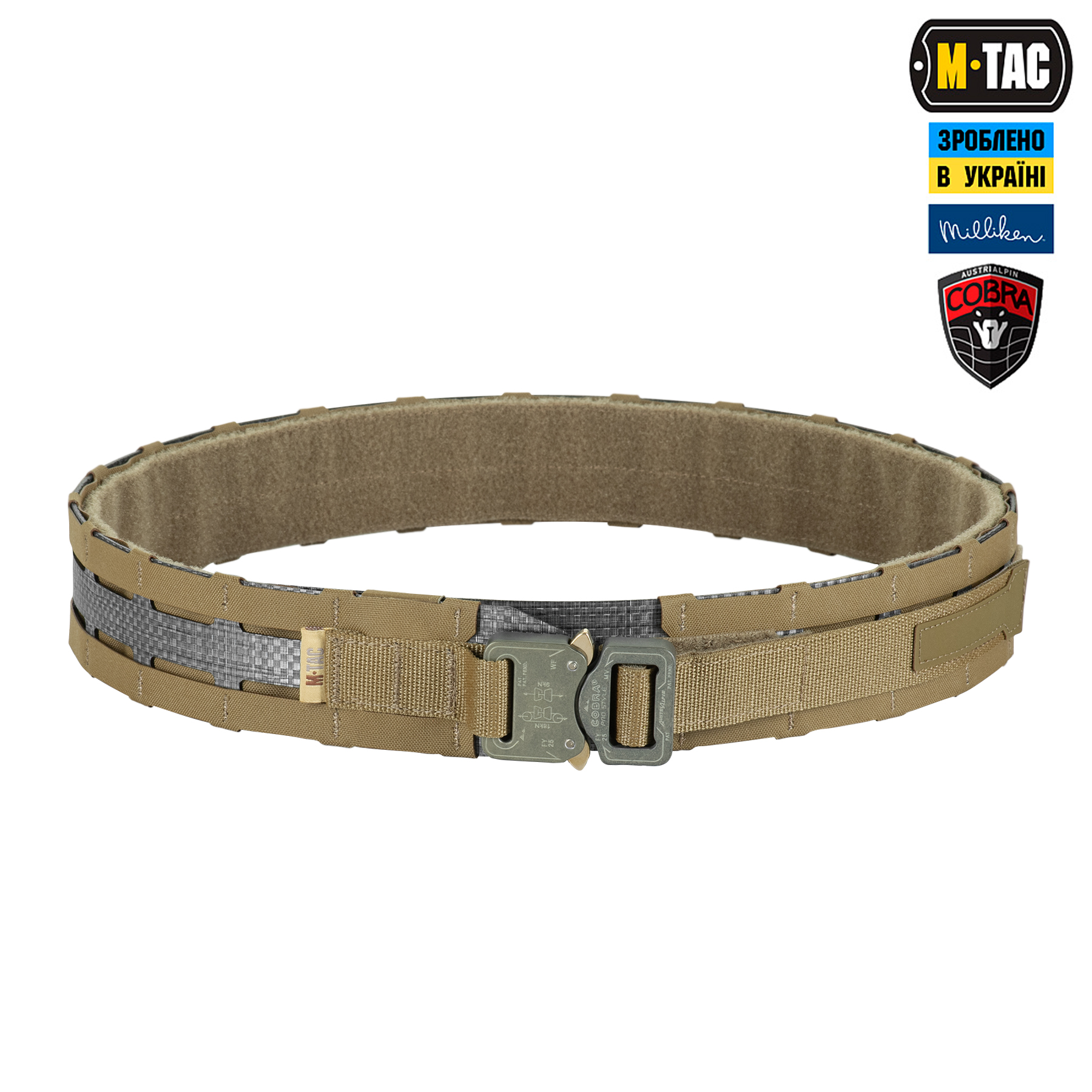 M-Tac ремень Tiger Belt Cobra Buckle Coyote — 2