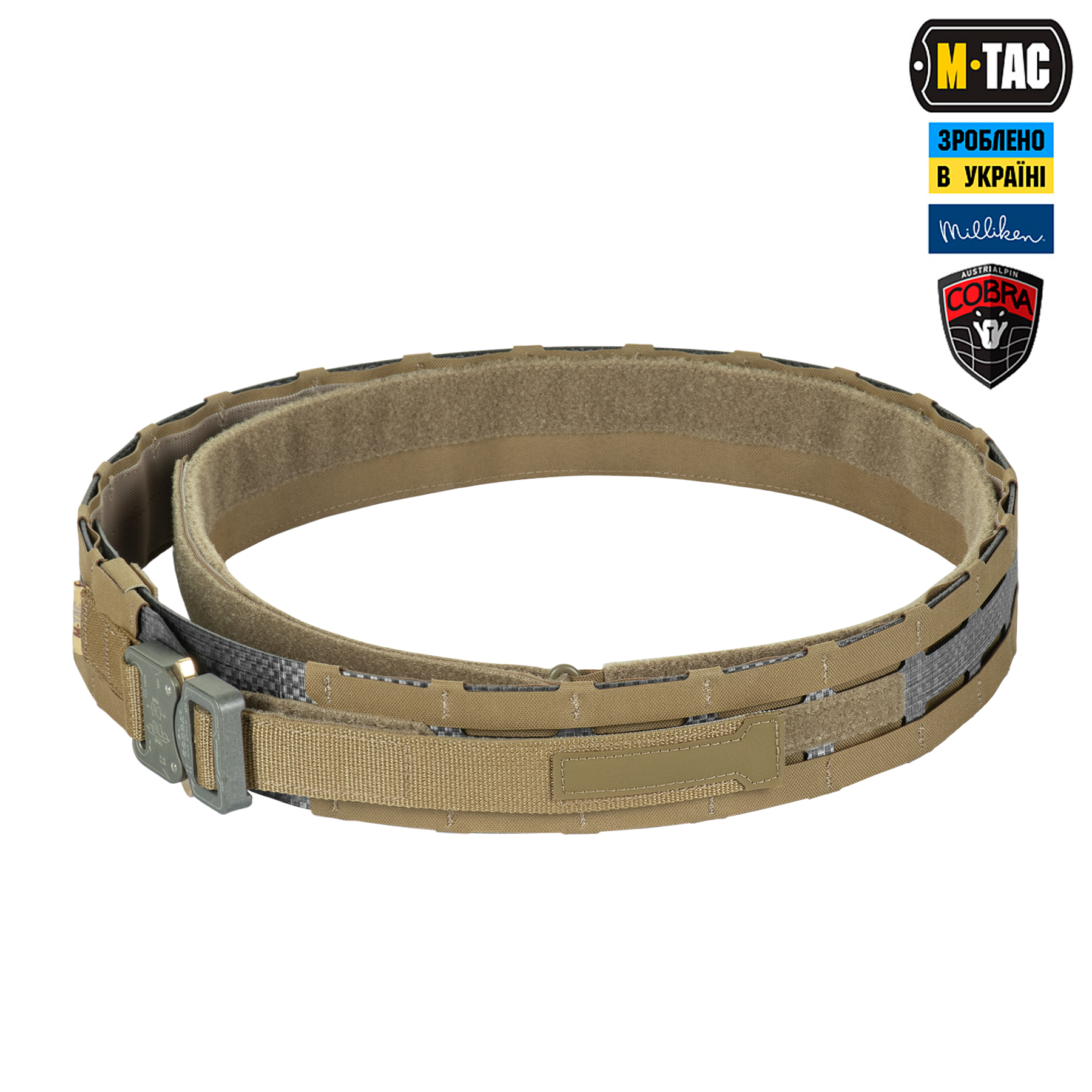 M-Tac ремень Tiger Belt Cobra Buckle Coyote — 3