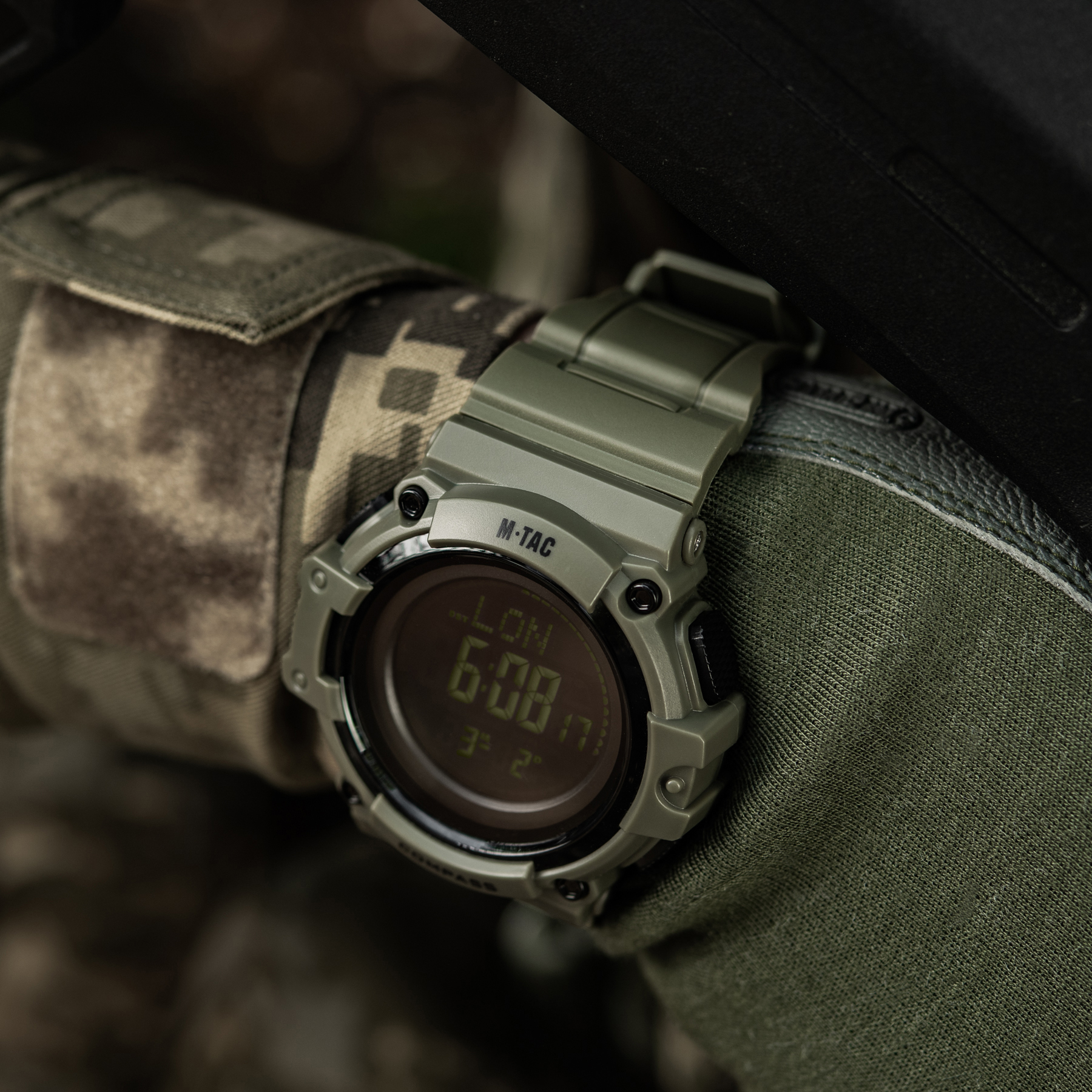 M-Tac часы тактические с компасом 2233 Army Green — 12
