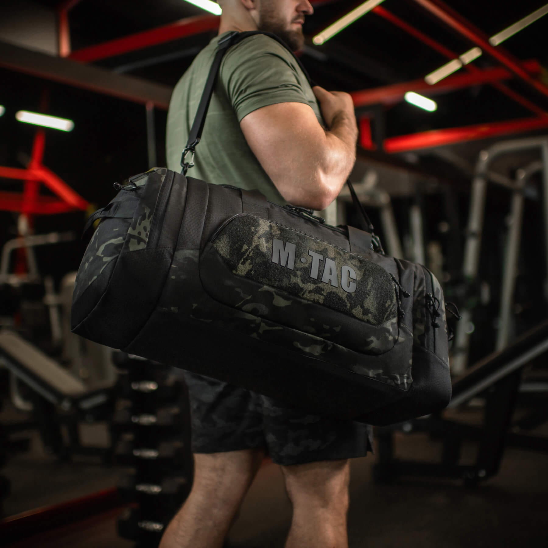M-Tac сумка-баул Sport 45л Elite Multicam Black — 23