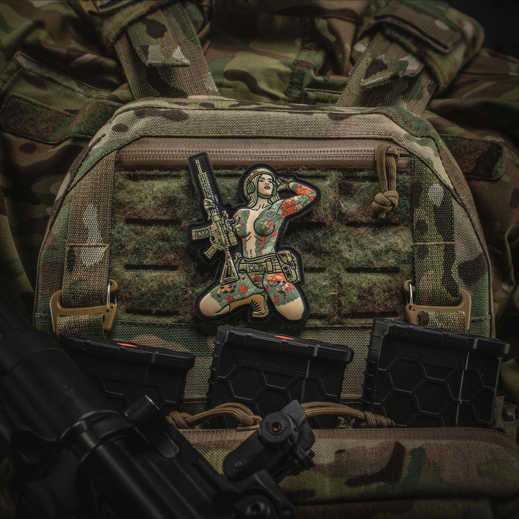 M-Tac нашивка girl №1 Якудза PVC MC — 5