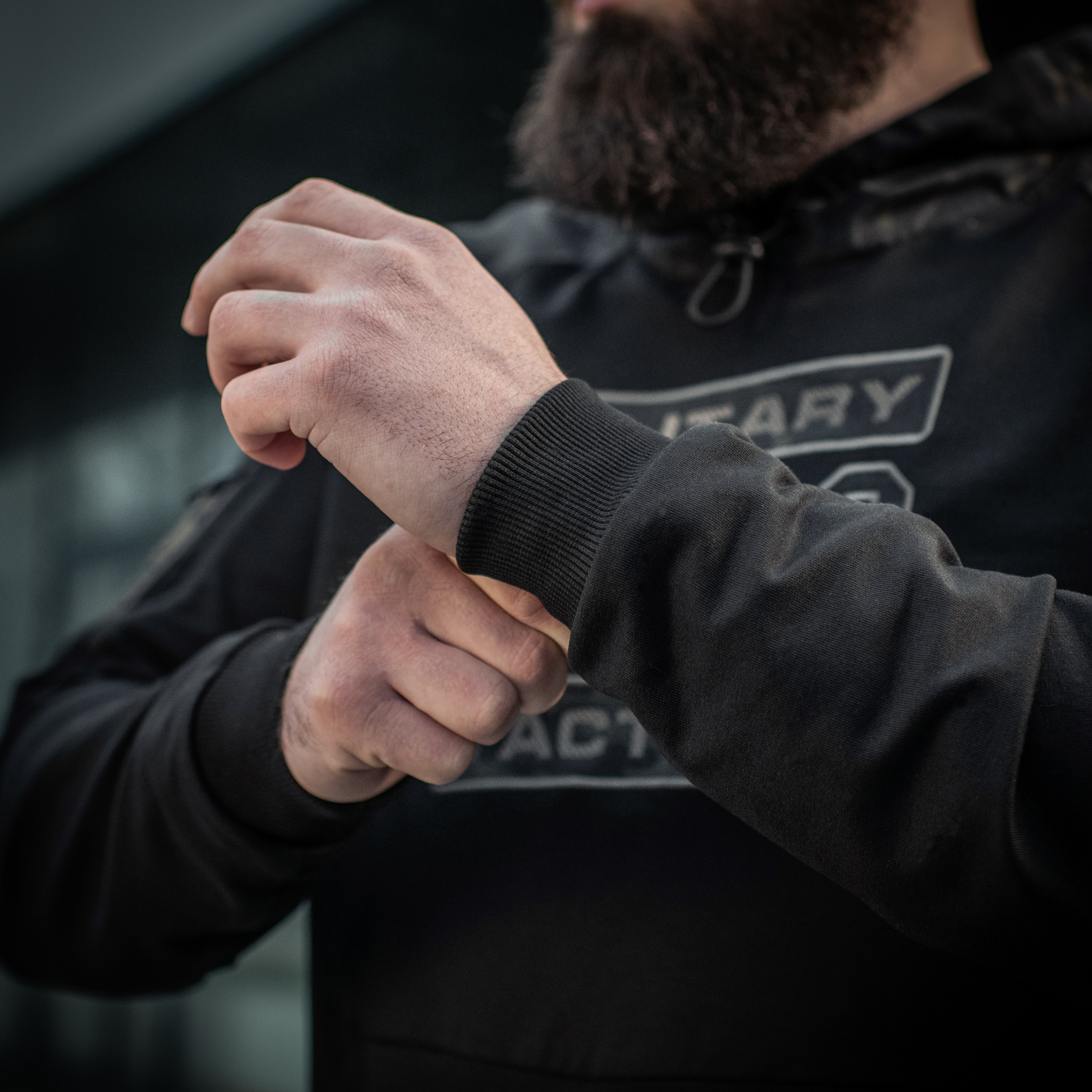 M-Tac кофта Hoodie Combat Black Multicam — 18