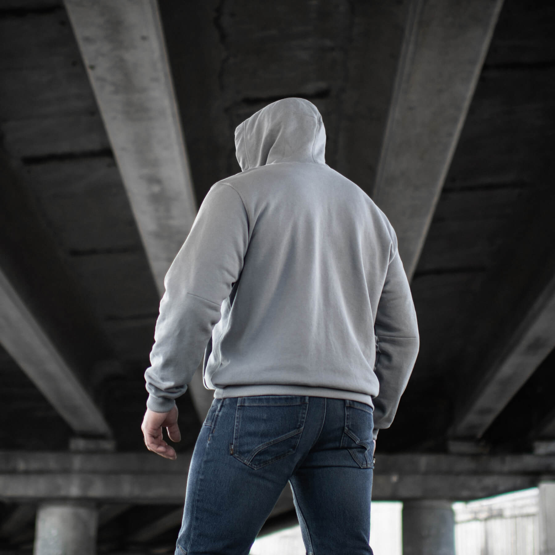 M-Tac кофта Hoodie Born by Revolution Oversize Hard Light Grey — 11