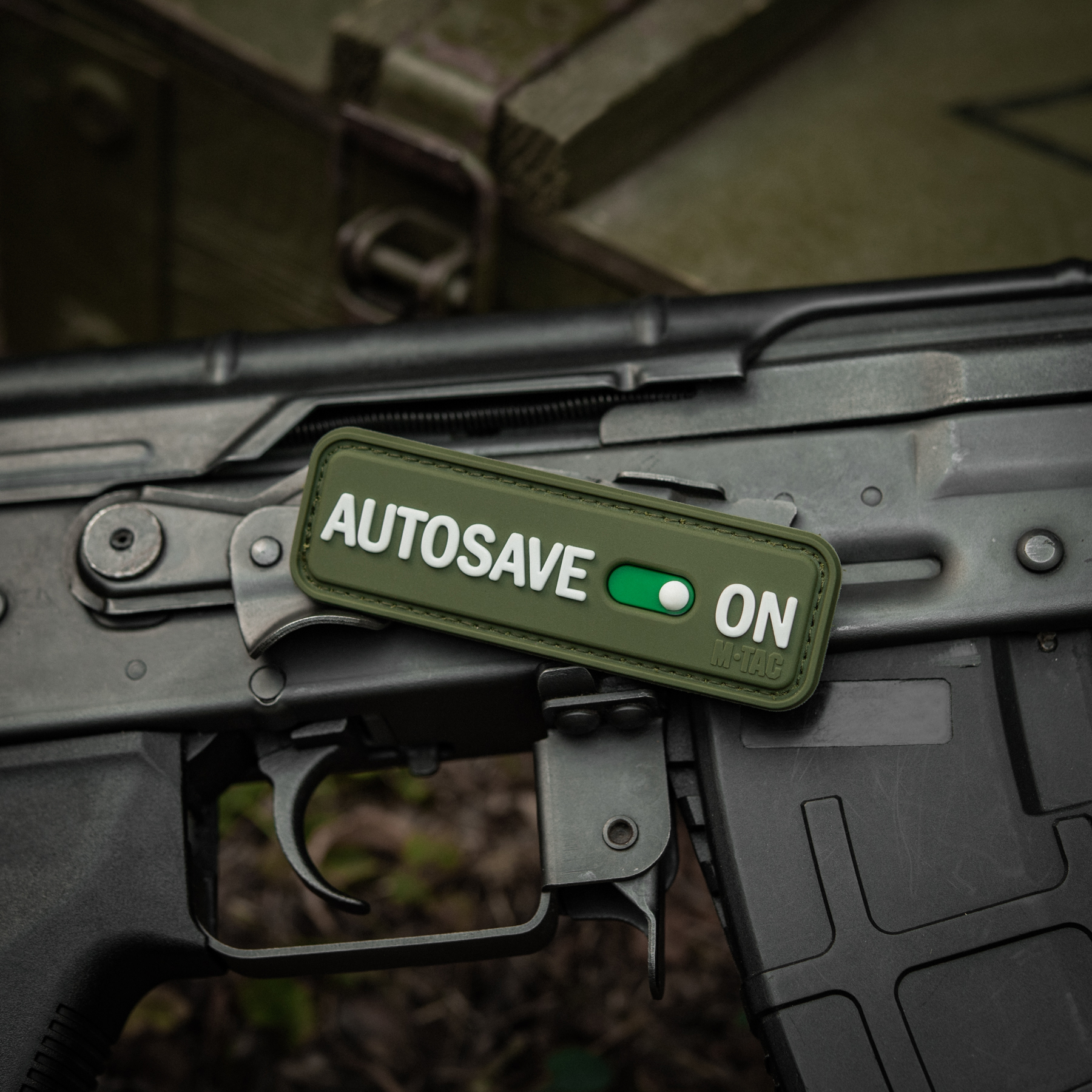 M-Tac нашивка Autosave PVC Olive — 17